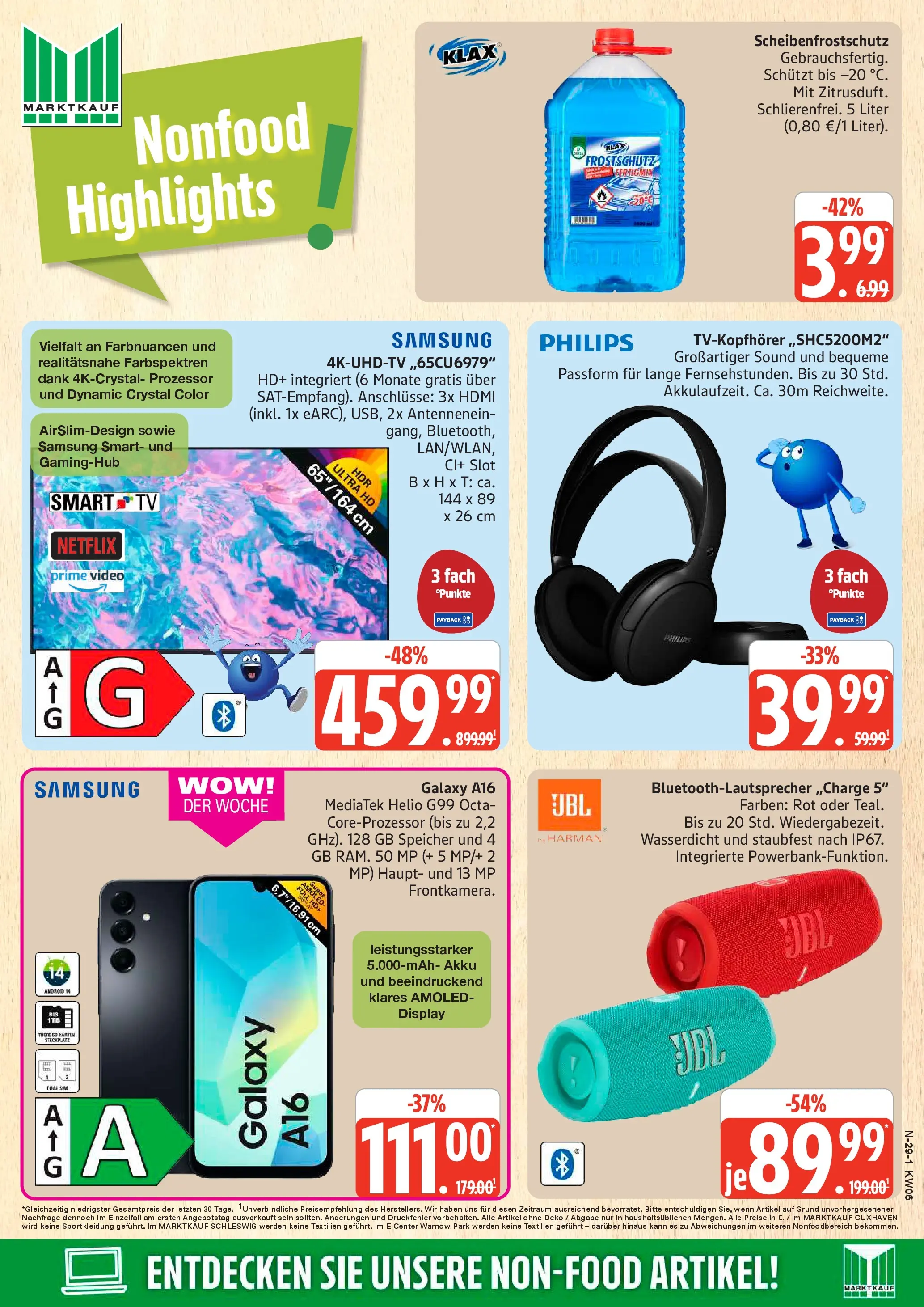 Edeka prospekt Cuxhaven	 (ab 01.02.2026) » Angebote Online | Seite: 29 | Produkte: Samsung, Smart TV, TV, Video