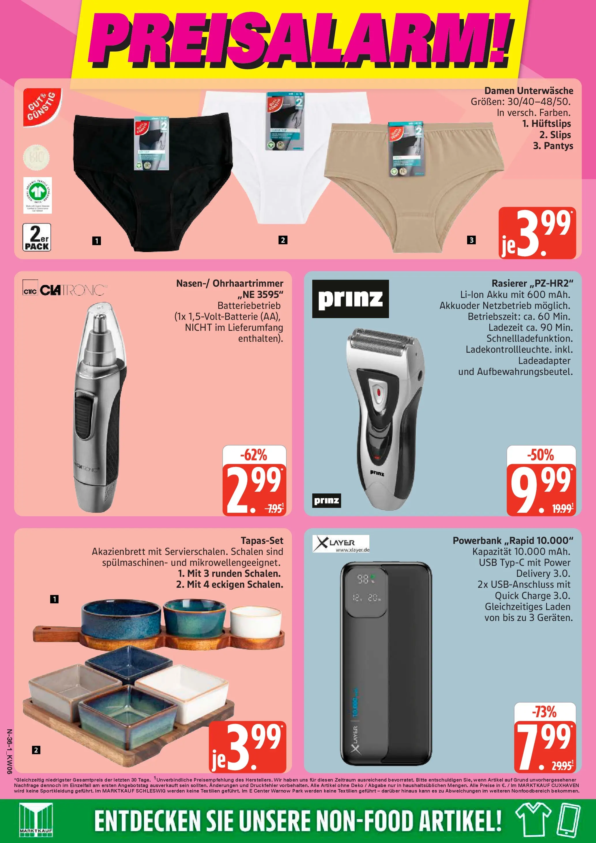 Edeka prospekt Cuxhaven	 (ab 01.02.2026) » Angebote Online | Seite: 36 | Produkte: USB, Rasierer, Unterwäsche, Powerbank