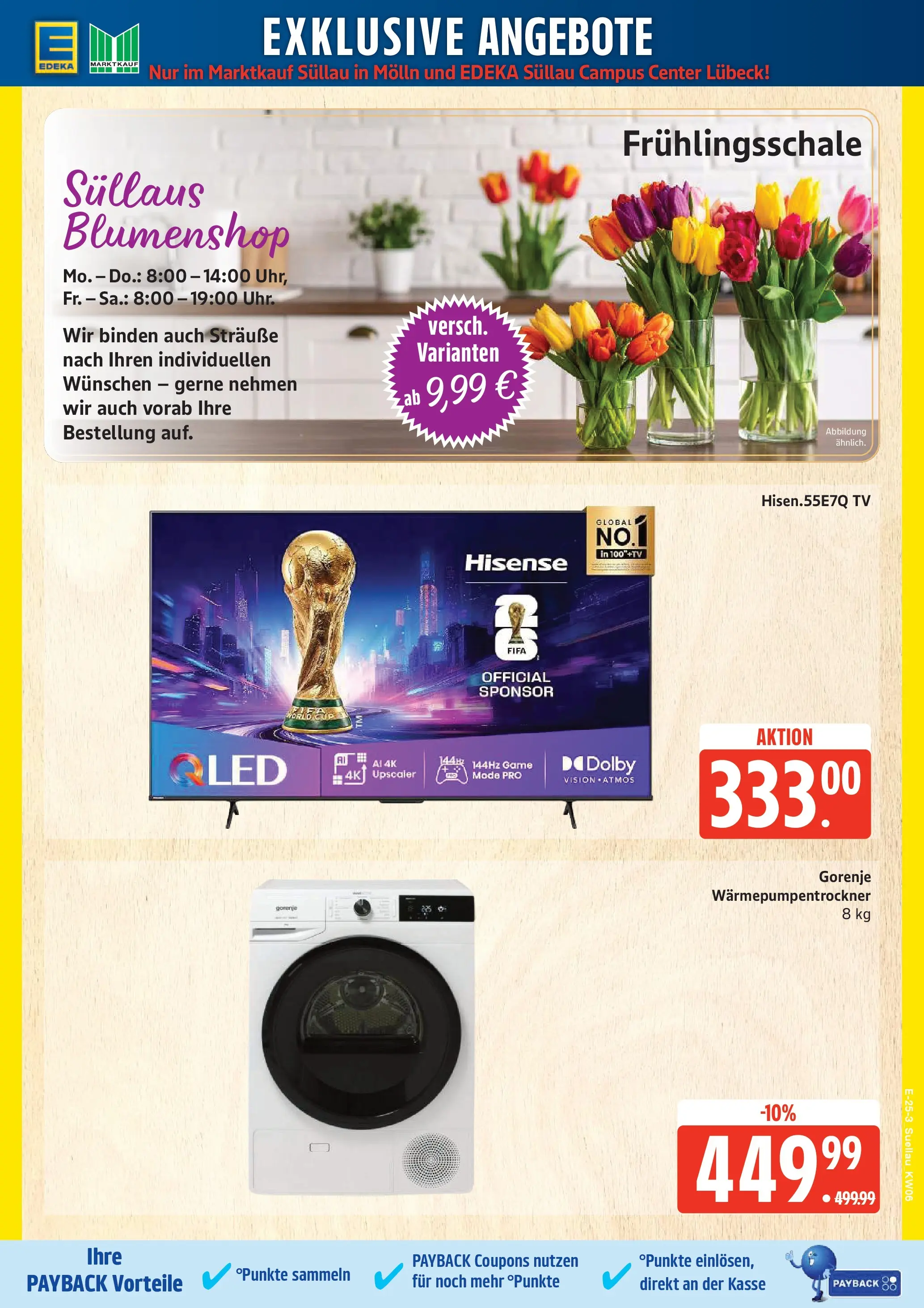 Edeka prospekt Lübeck	 (ab 01.02.2026) » Angebote Online | Seite: 29 | Produkte: Hisense, Gorenje, TV