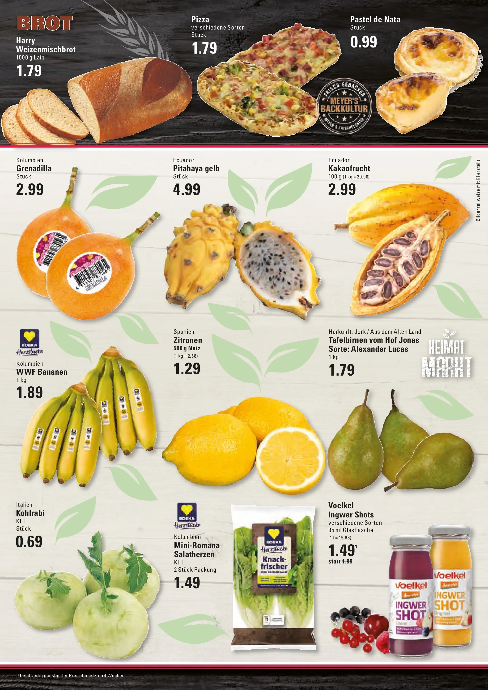 Edeka prospekt Stade	 (ab 01.02.2026) » Angebote Online | Seite: 3 | Produkte: Kohlrabi, Bananen, Bilder, Zitronen