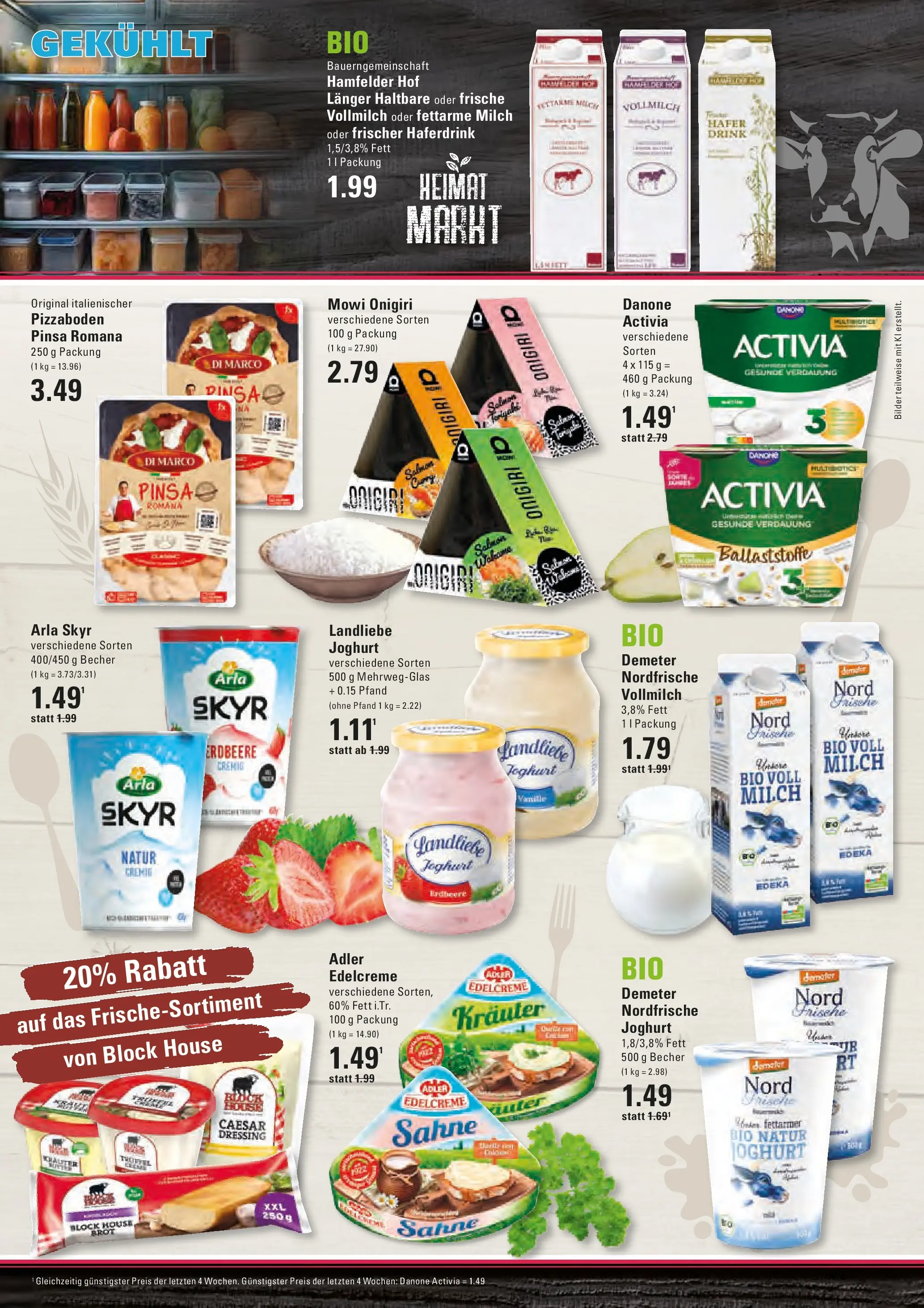Edeka prospekt Stade	 (ab 01.02.2026) » Angebote Online | Seite: 8 | Produkte: Activia, Joghurt, Landliebe joghurt, Pizza