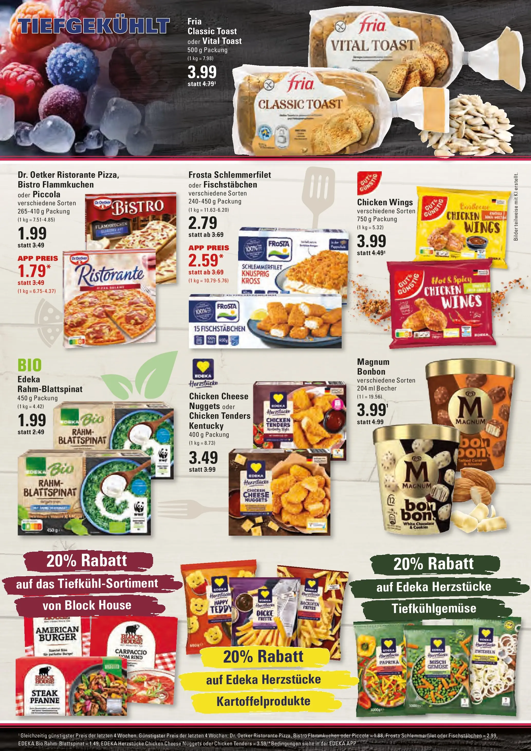 Edeka prospekt Stade	 (ab 01.02.2026) » Angebote Online | Seite: 12 | Produkte: Ristorante, Tiefkühlgemüse, Backofen, Pizza