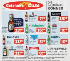 Angebote - Getränke Oase: Getränkeangebote ab 01.02.2026 gültig