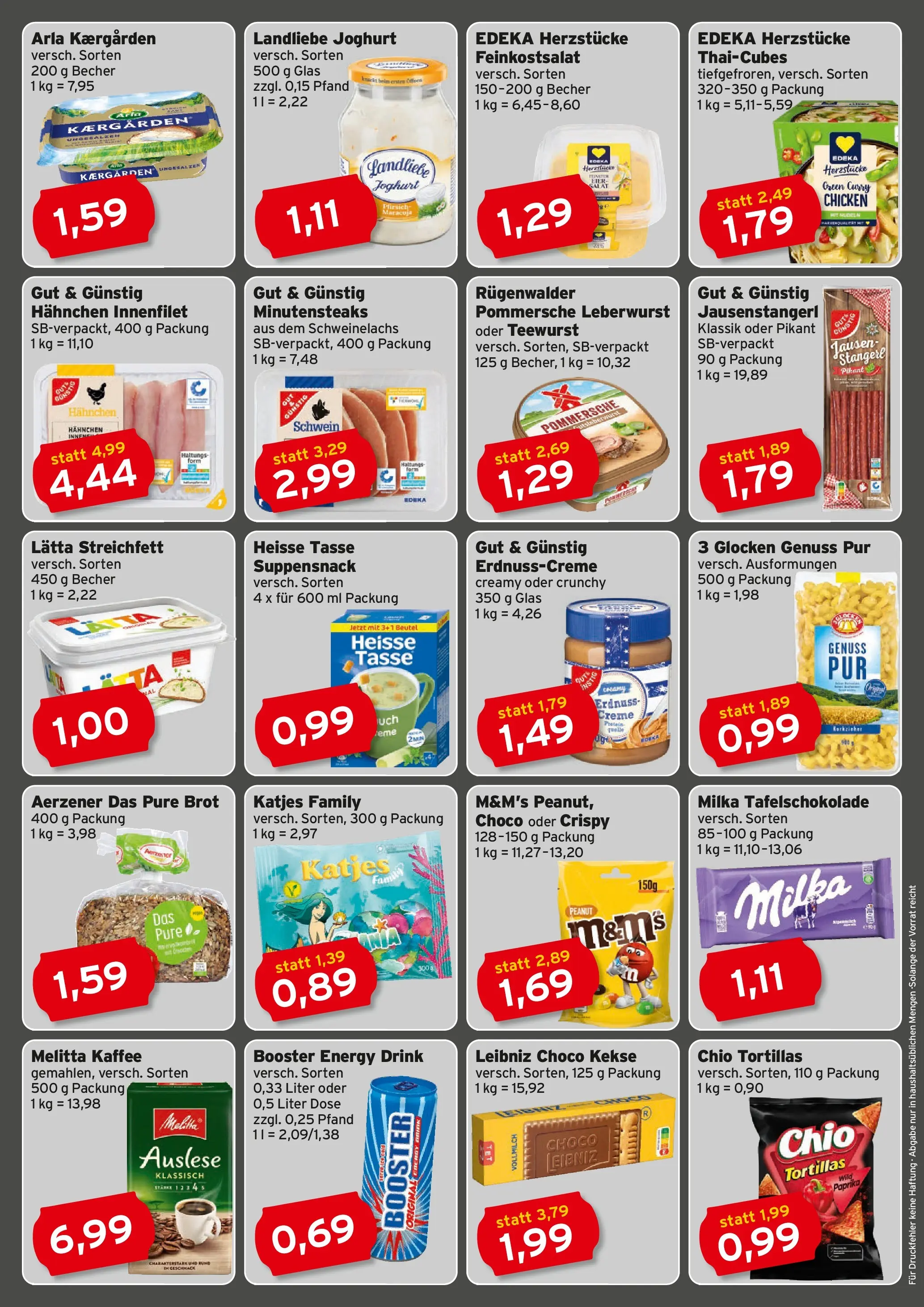 Edeka prospekt Rostock	 (ab 01.02.2026) » Angebote Online | Seite: 2 | Produkte: Melitta kaffee, Butter, M&M's, Brot