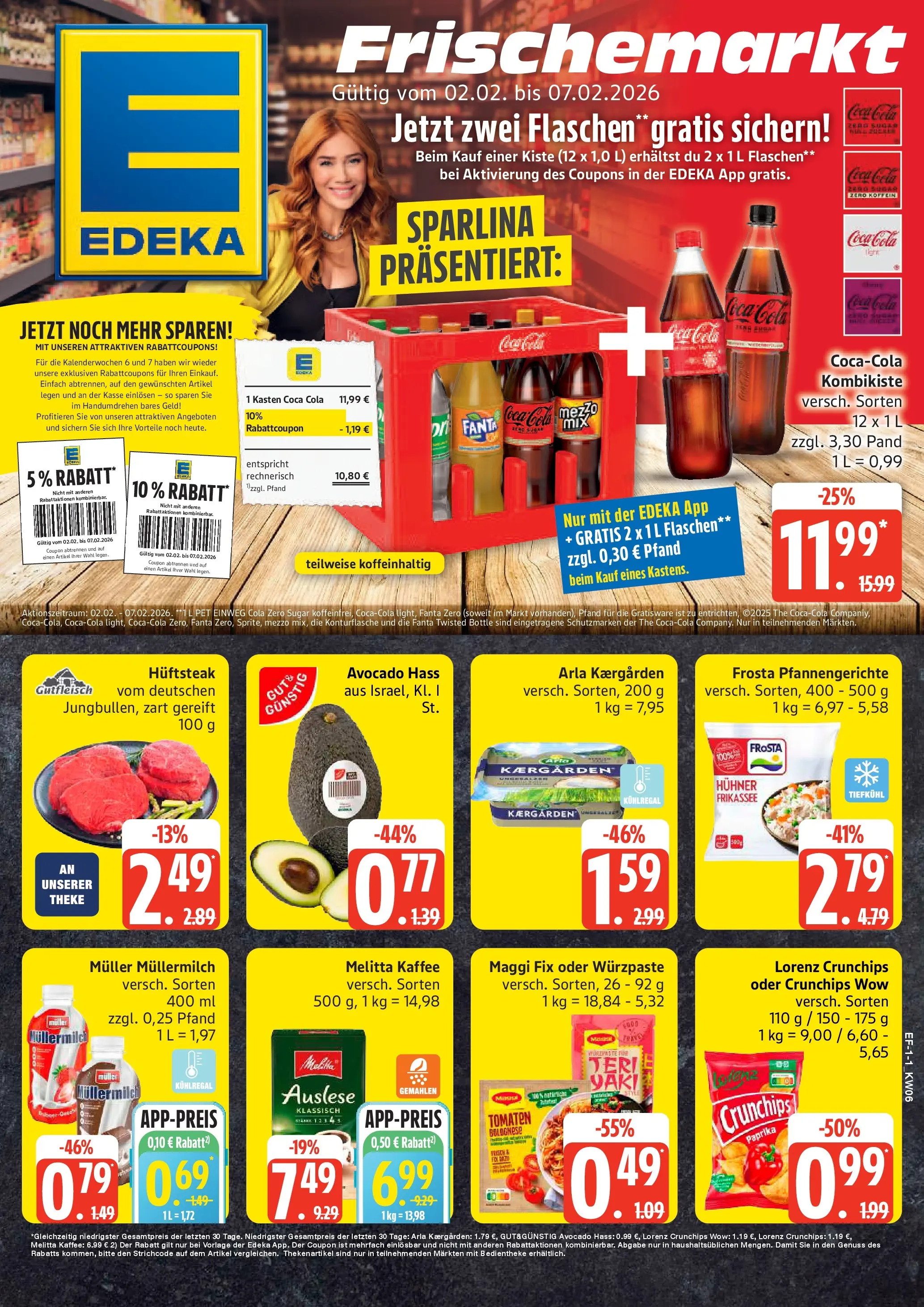 Edeka prospekt Hamburg	 (ab 01.02.2026) » Angebote Online | Seite: 1 | Produkte: Maggi, Maggi fix, Müllermilch, Steak