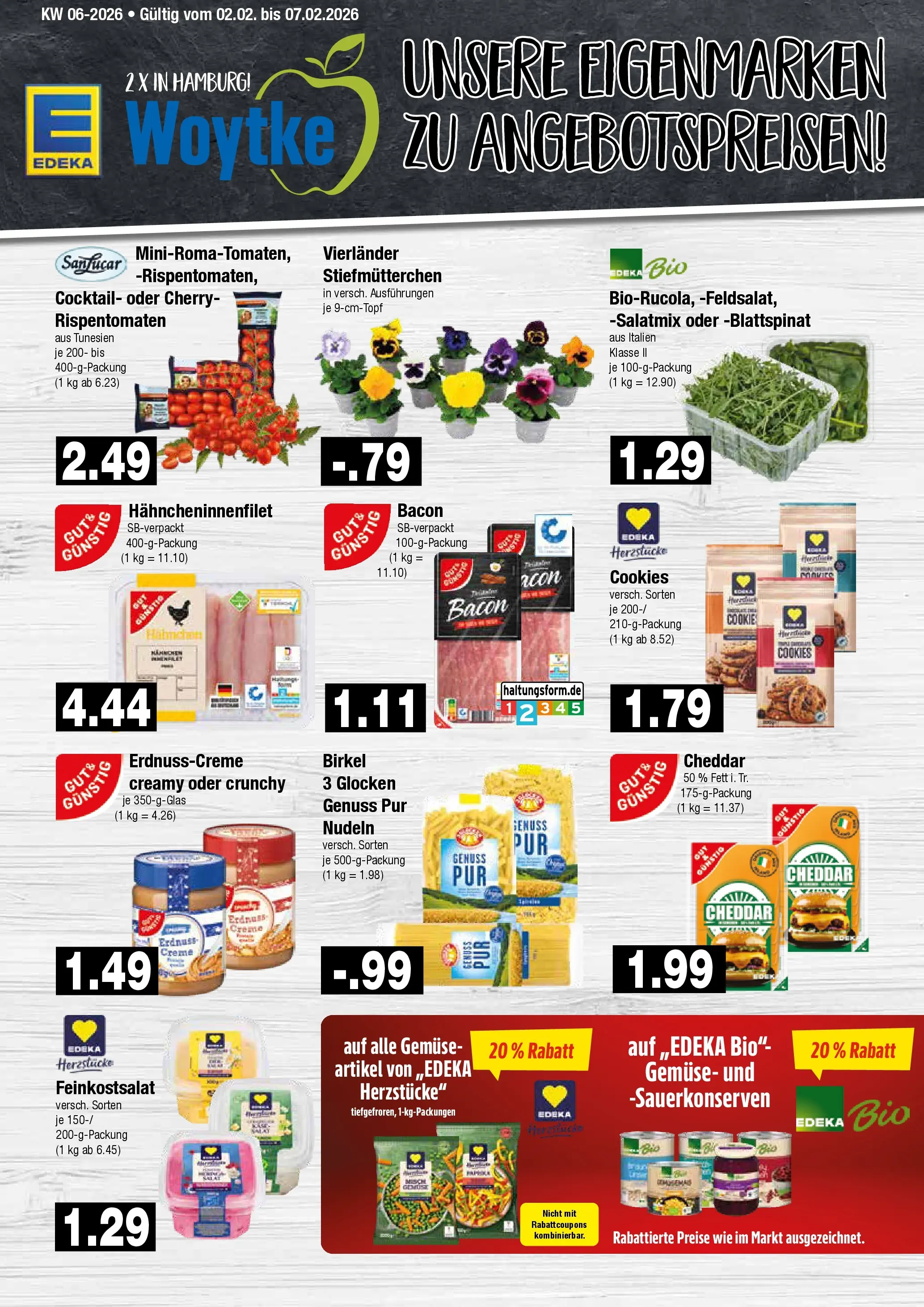 Edeka prospekt Hamburg	 (ab 01.02.2026) » Angebote Online | Seite: 9 | Produkte: Butter, Creme, Pasta, Salat
