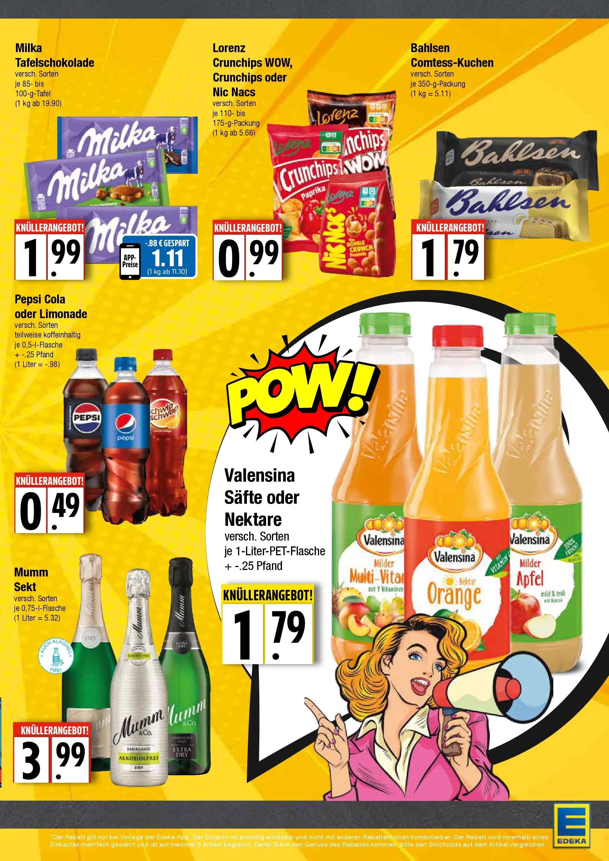 Edeka prospekt Hamburg	 (ab 01.02.2026) » Angebote Online | Seite: 7 | Produkte: Äpfel, Limonade, Milka, Valensina