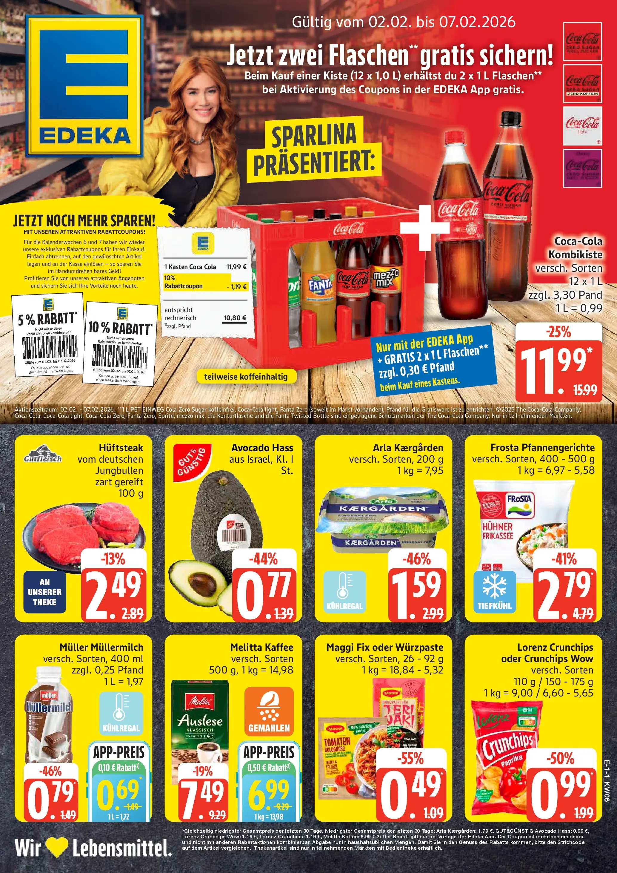 Edeka prospekt Tostedt	 (ab 01.02.2026) » Angebote Online | Seite: 1 | Produkte: Melitta, Kaffee, Avocado, Chips