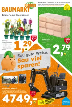 Globus Baumarkt prospekt Sankt Wendel	 ab 01.02.2026 gültig