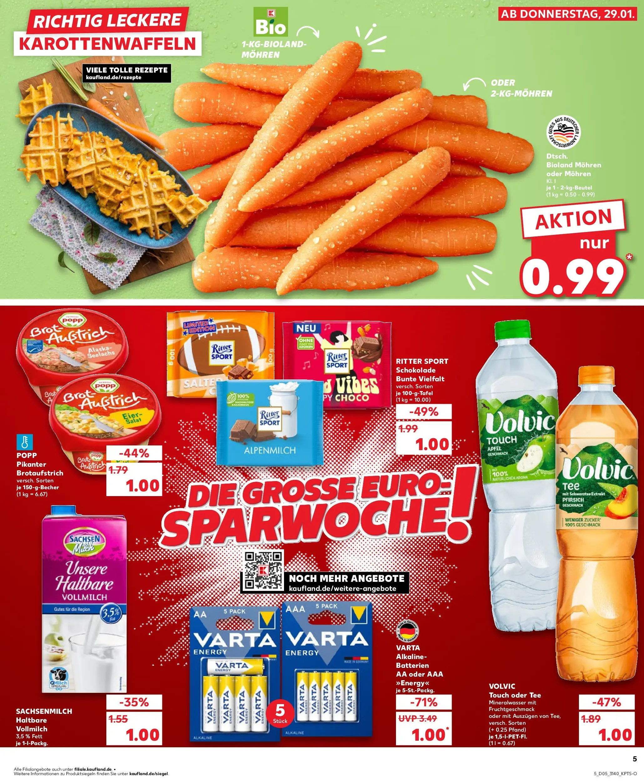 Prospekt Kaufland ab 02.02.2026 » Angebote Online zum Blättern | Seite: 5 | Produkte: Energy, Volvic touch, Pfirsich, Tee