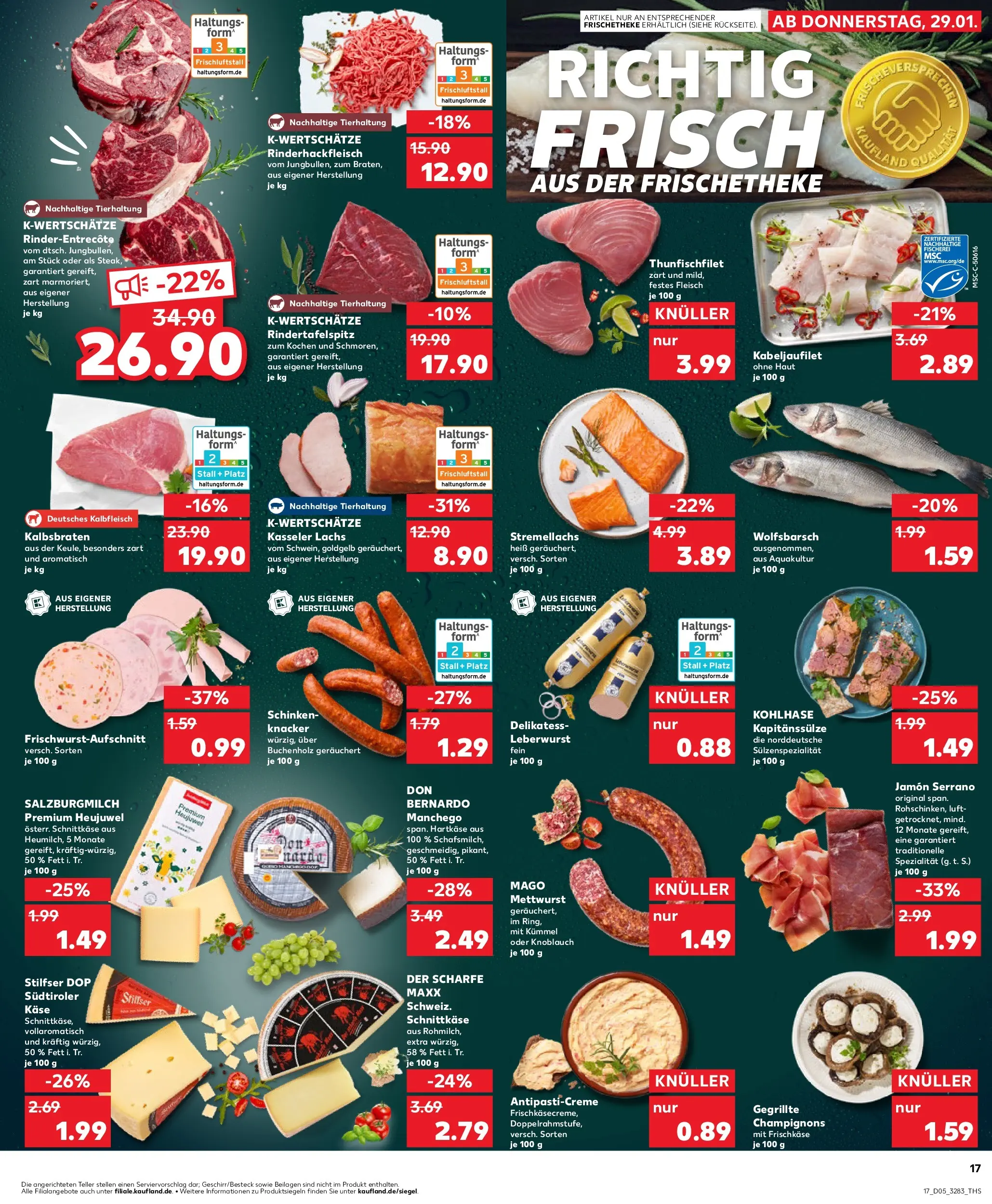 Prospekt Kaufland ab 01.02.2026 » Angebote Online zum Blättern | Seite: 17