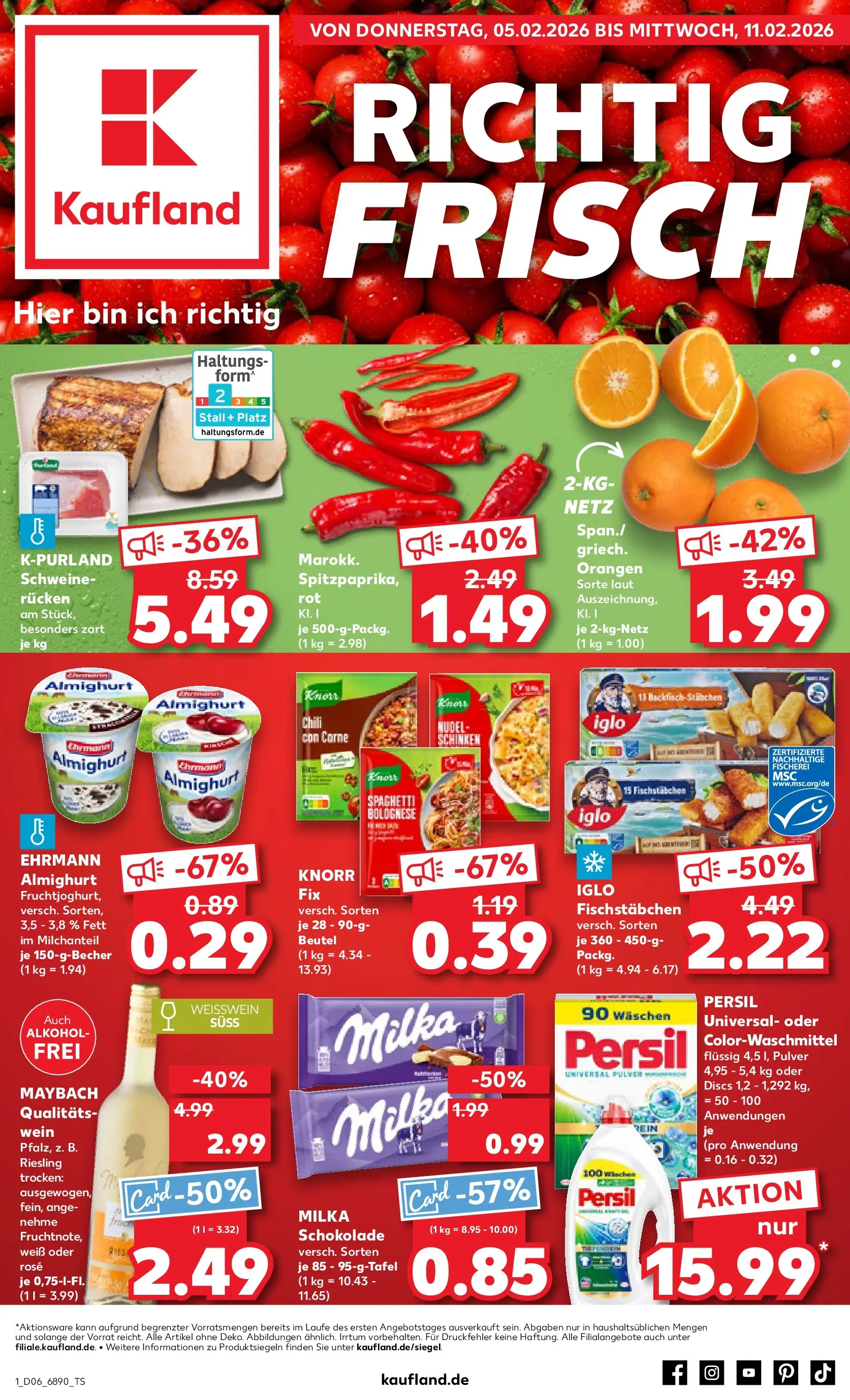 Prospekt Kaufland ab 04.02.2026 » Angebote Online zum Blättern | Seite: 1