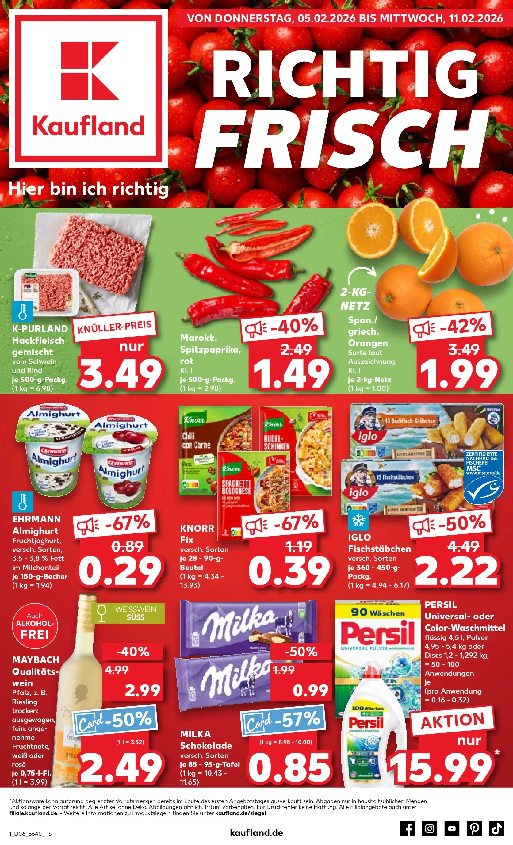 Prospekt Kaufland ab 04.02.2026 » Angebote Online zum Blättern | Seite: 1