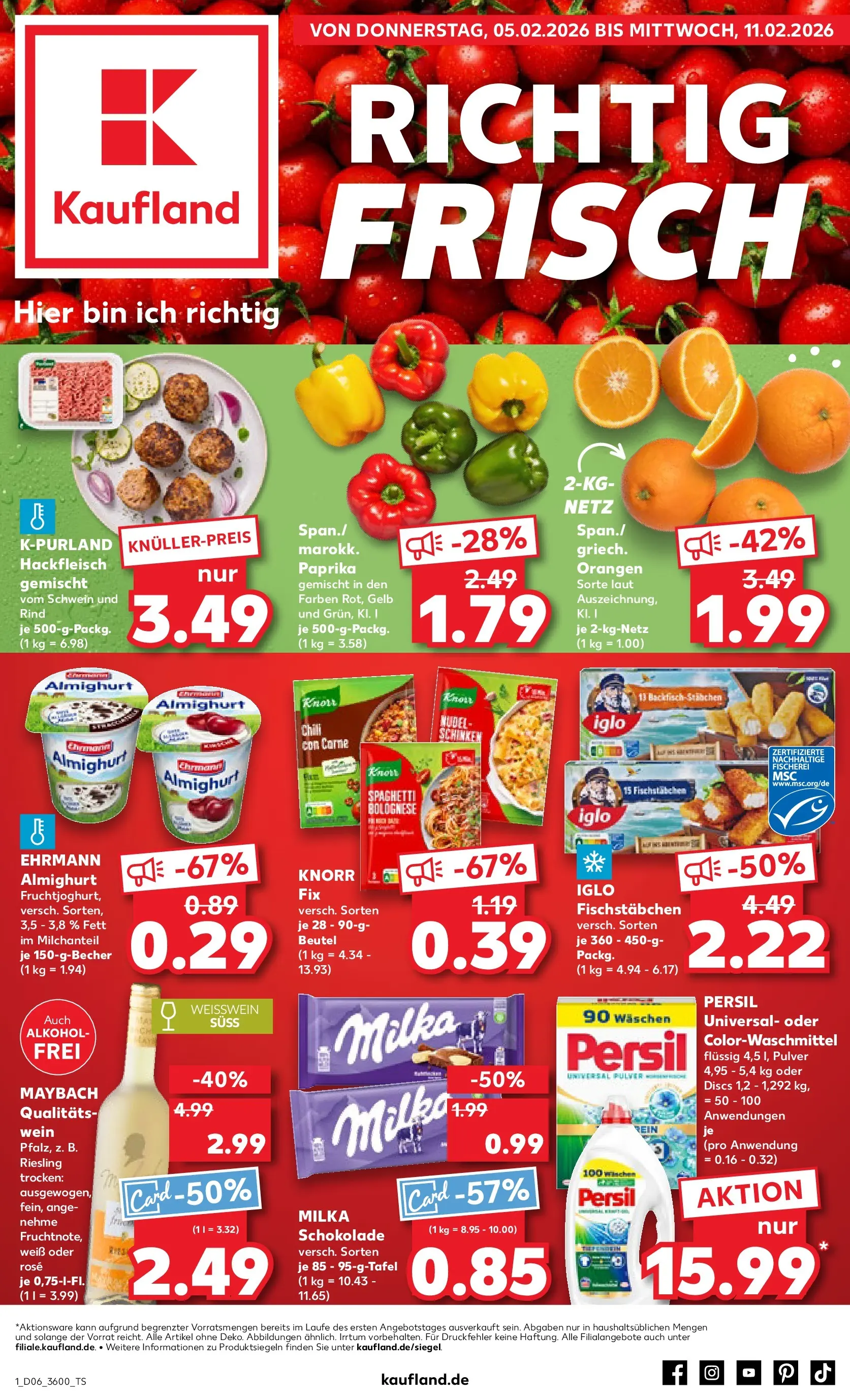 Prospekt Kaufland ab 05.02.2026 » Angebote Online zum Blättern | Seite: 1