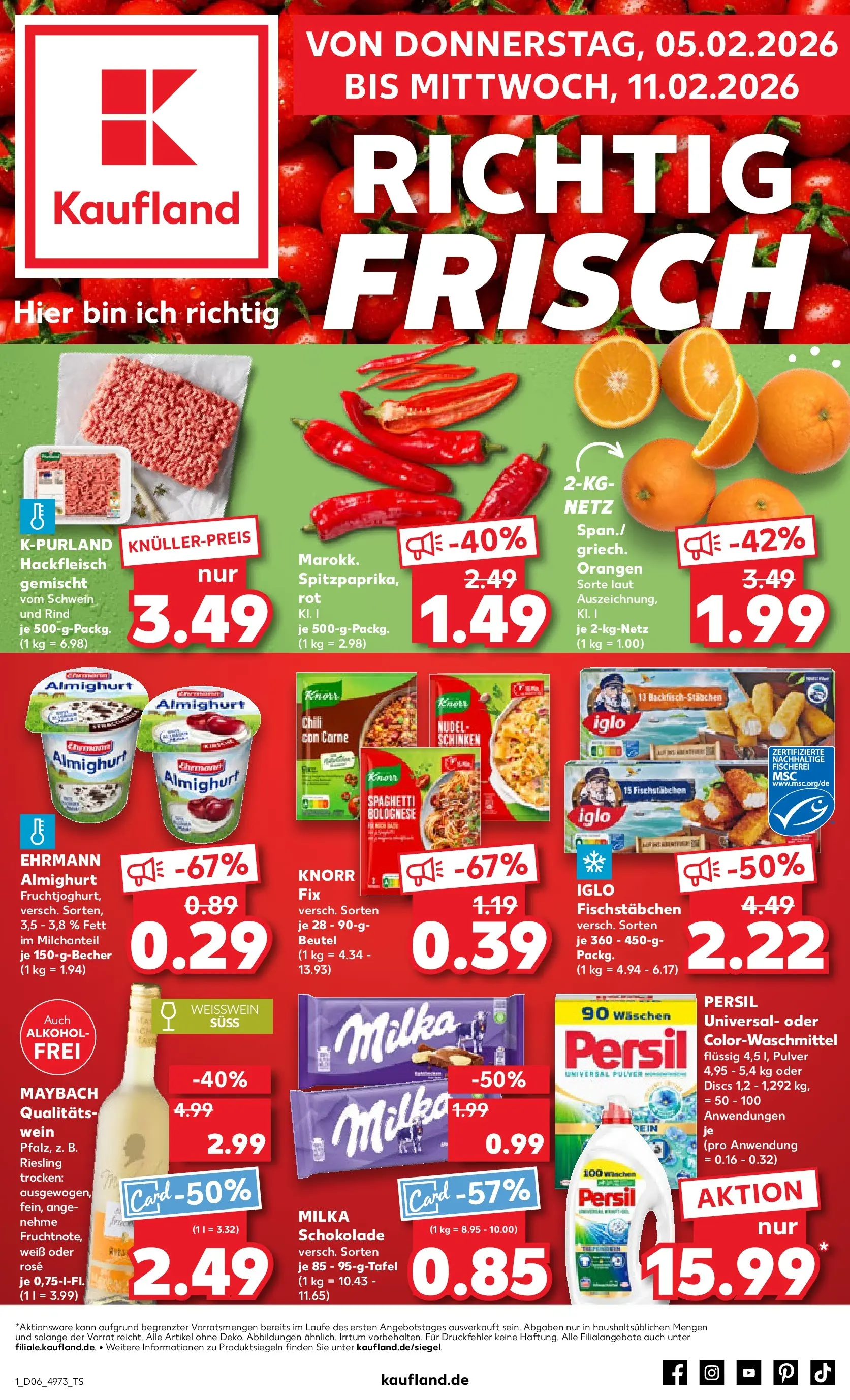 Prospekt Kaufland ab 05.02.2026 » Angebote Online zum Blättern | Seite: 1