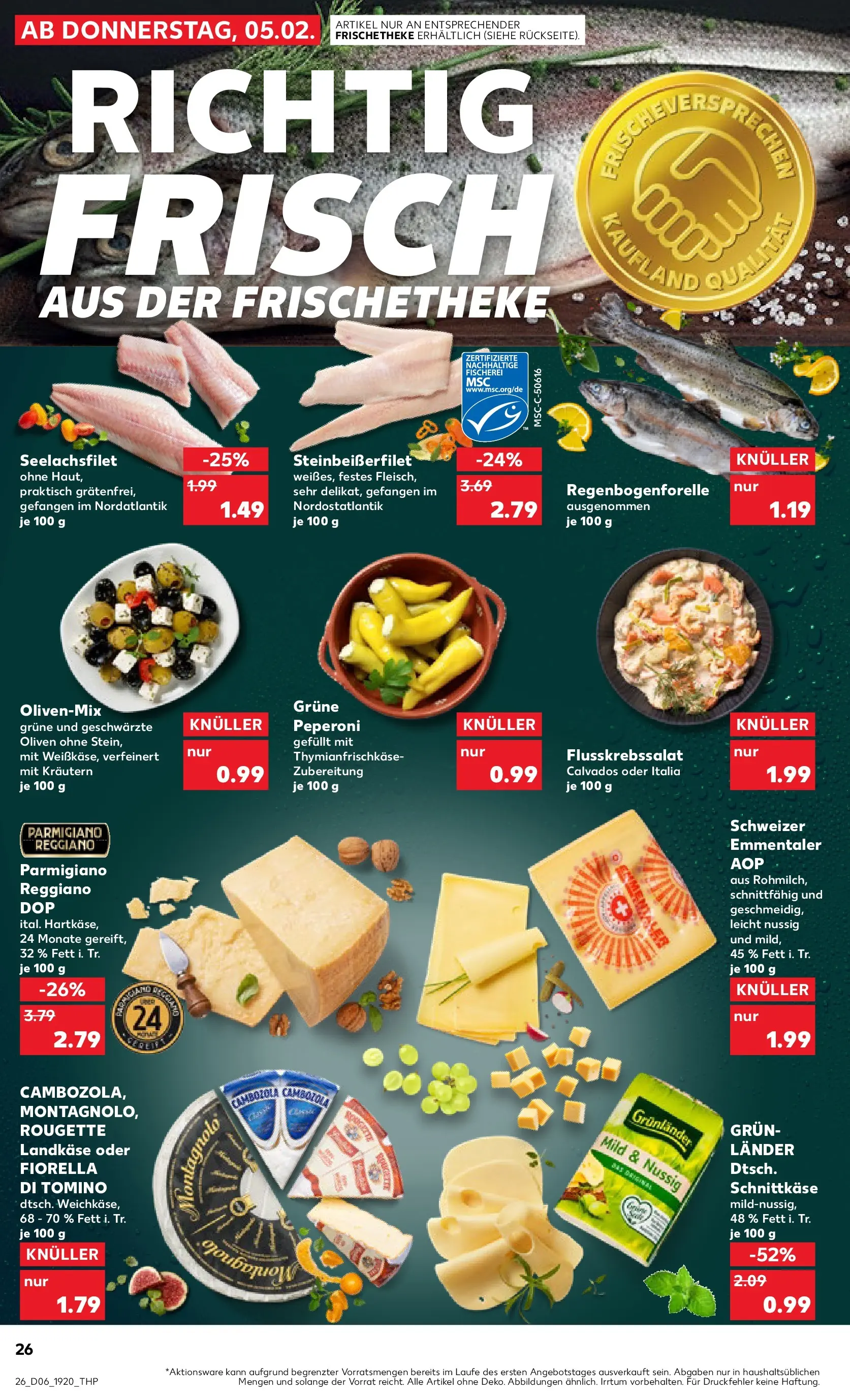 Prospekt Kaufland ab 05.02.2026 » Angebote Online zum Blättern | Seite: 26 | Produkte: Grunlander