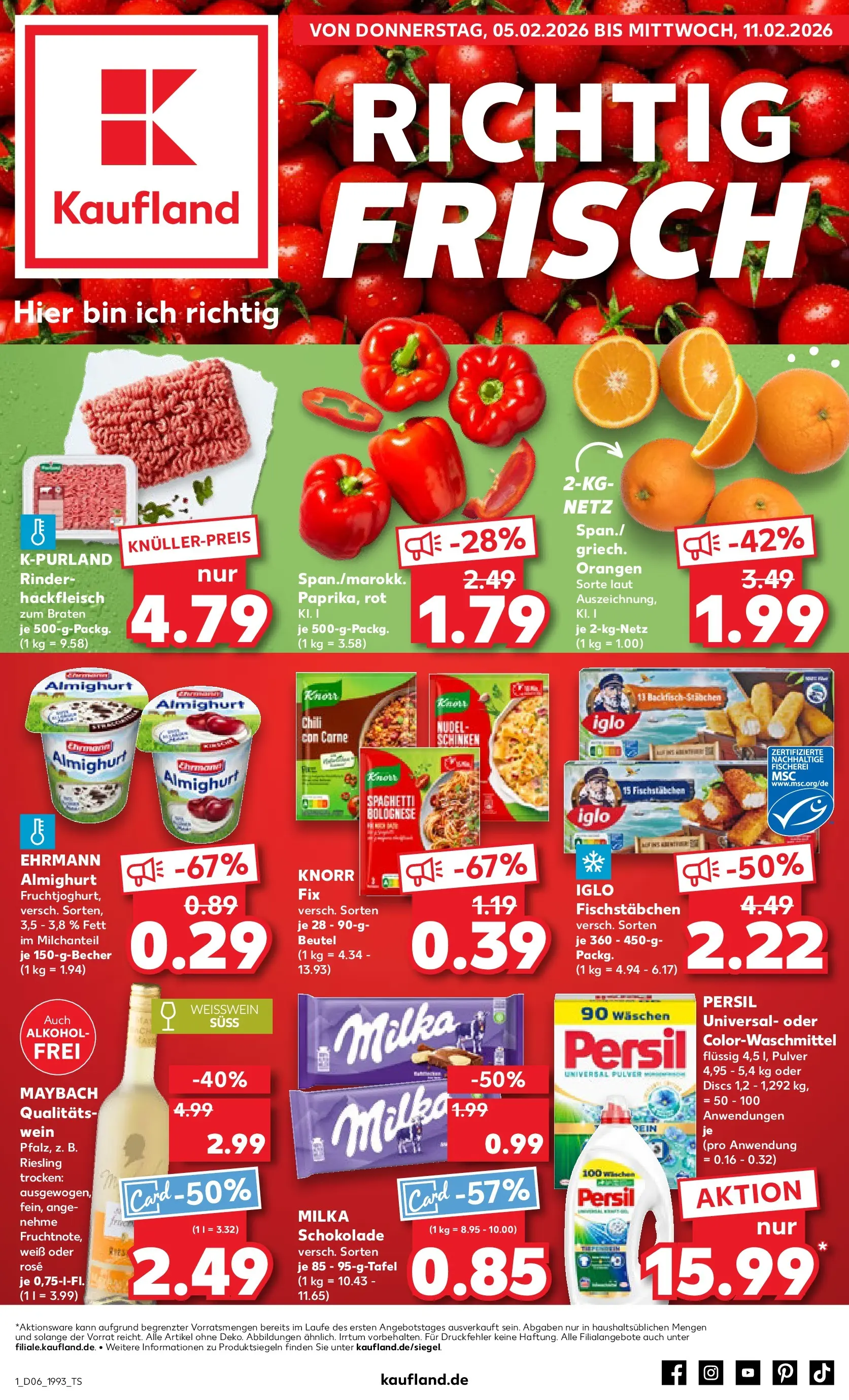 Prospekt Kaufland ab 04.02.2026 » Angebote Online zum Blättern | Seite: 1