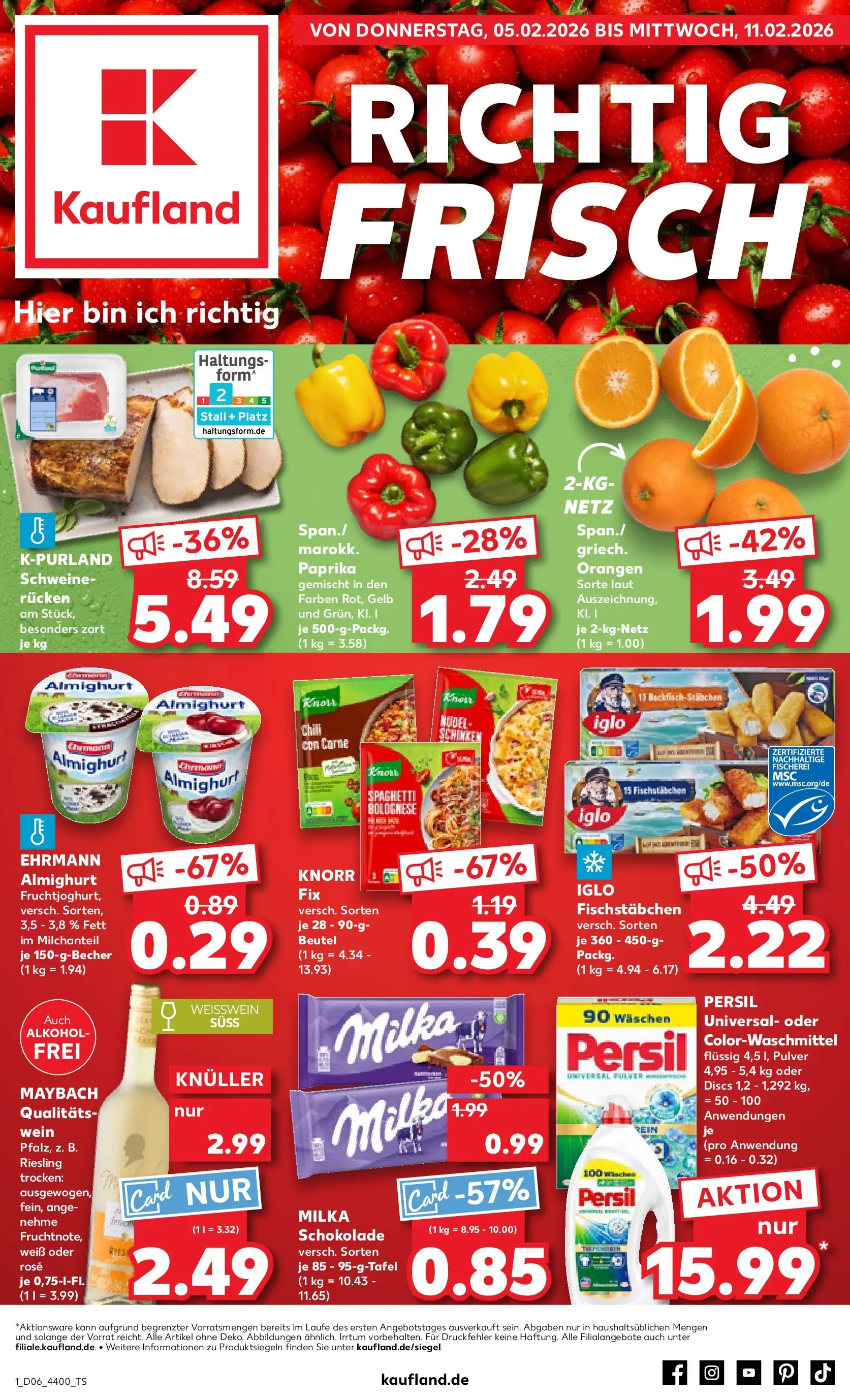 Prospekt Kaufland ab 05.02.2026 » Angebote Online zum Blättern | Seite: 1