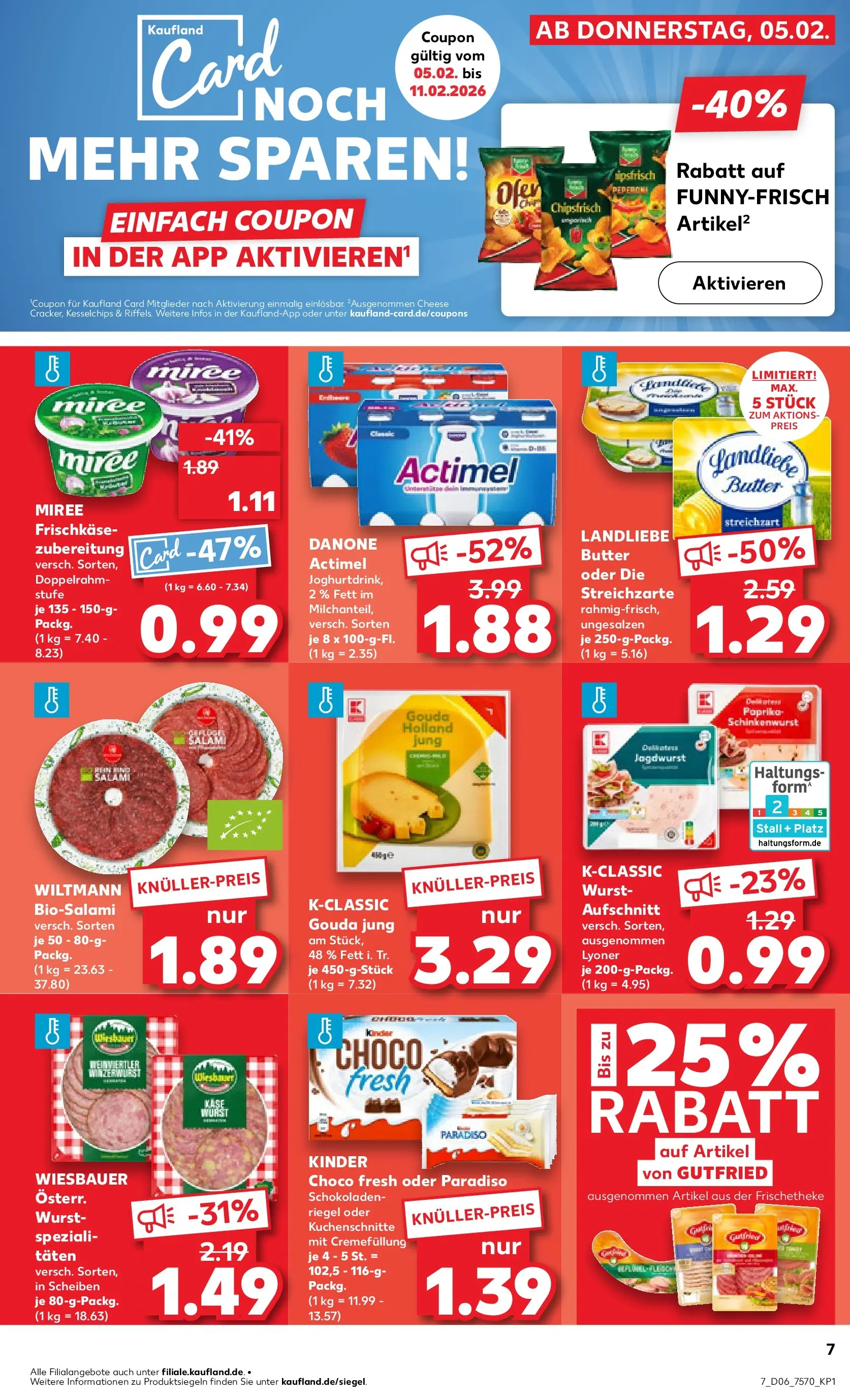 Prospekt Kaufland ab 05.02.2026 » Angebote Online zum Blättern | Seite: 7