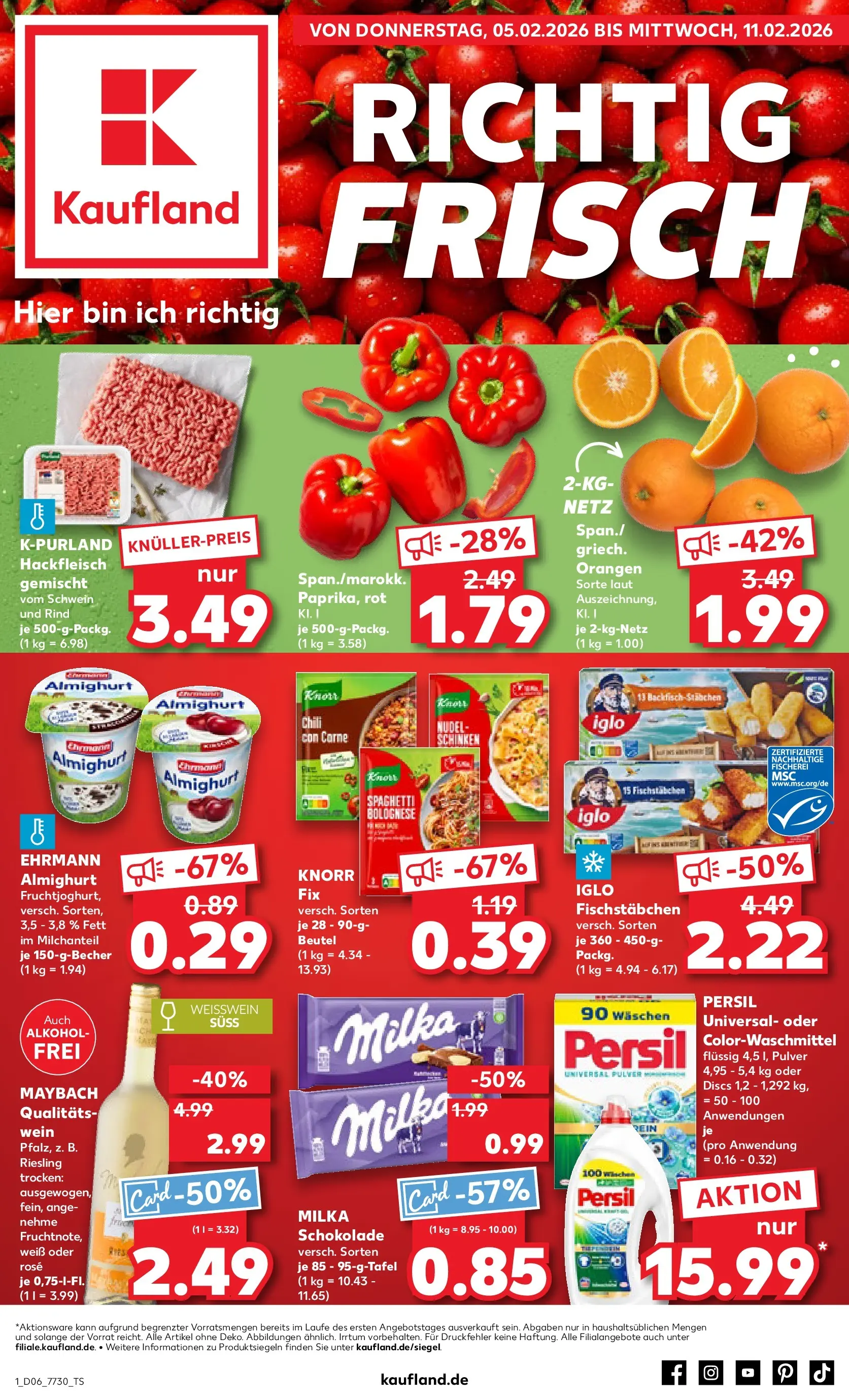 Prospekt Kaufland ab 05.02.2026 » Angebote Online zum Blättern | Seite: 1