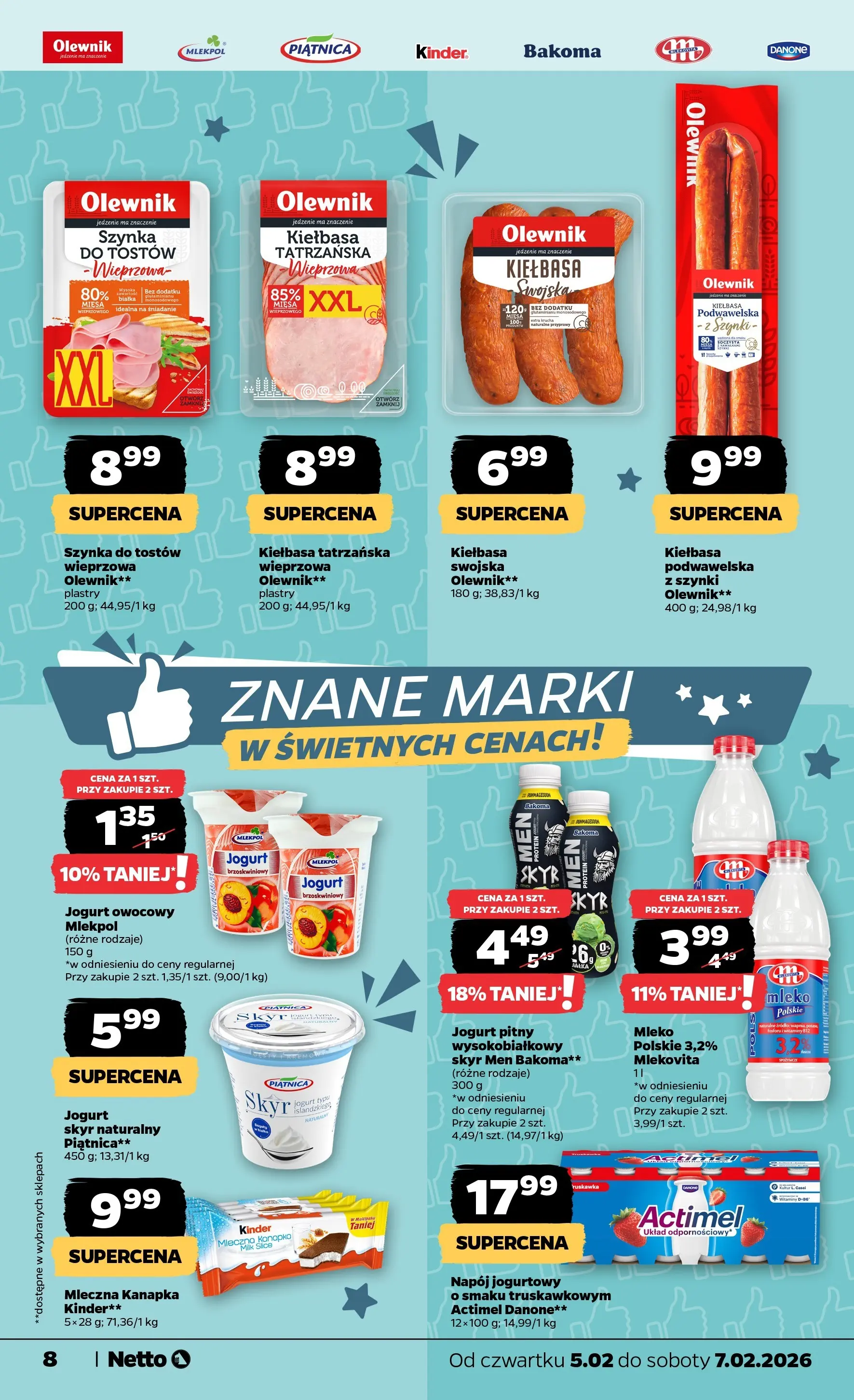 Netto - NETTO T06B ważne do 7.02.2026 od 04.02.2026 - Aktualne promocje | Strona: 8