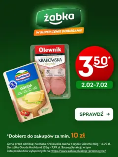 Pogląd oferty "Żabka - Żabka Krakowska i Gouda ważne do 7.02" - ważna od 02.02.2026 | Strona: 1