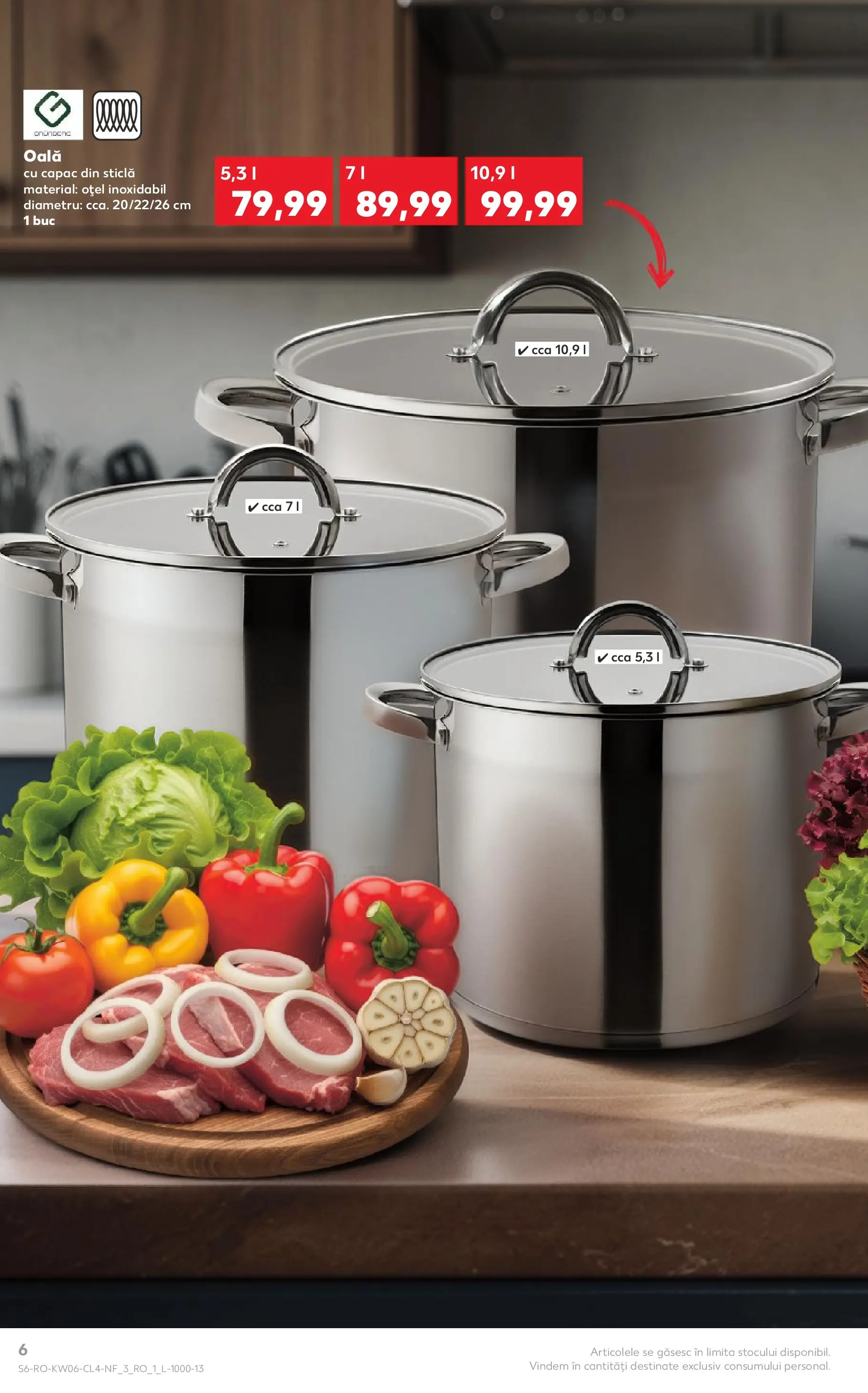 Catalog Kaufland - Constanța 03.02.2026 - Revista si Oferta | Pagină: 6 | Produse: Oală