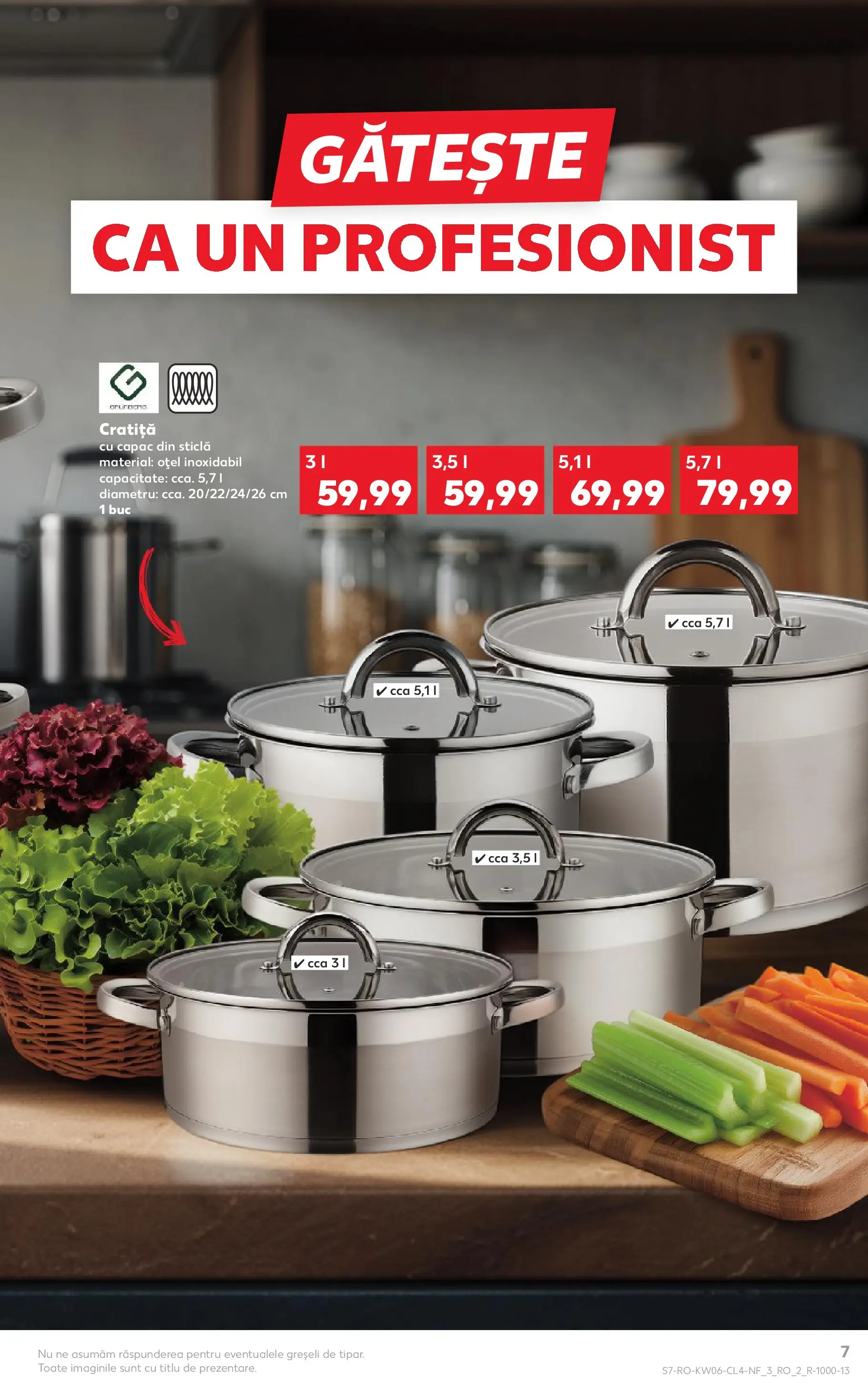 Catalog Kaufland - Constanța 03.02.2026 - Revista si Oferta | Pagină: 7 | Produse: Cratiță