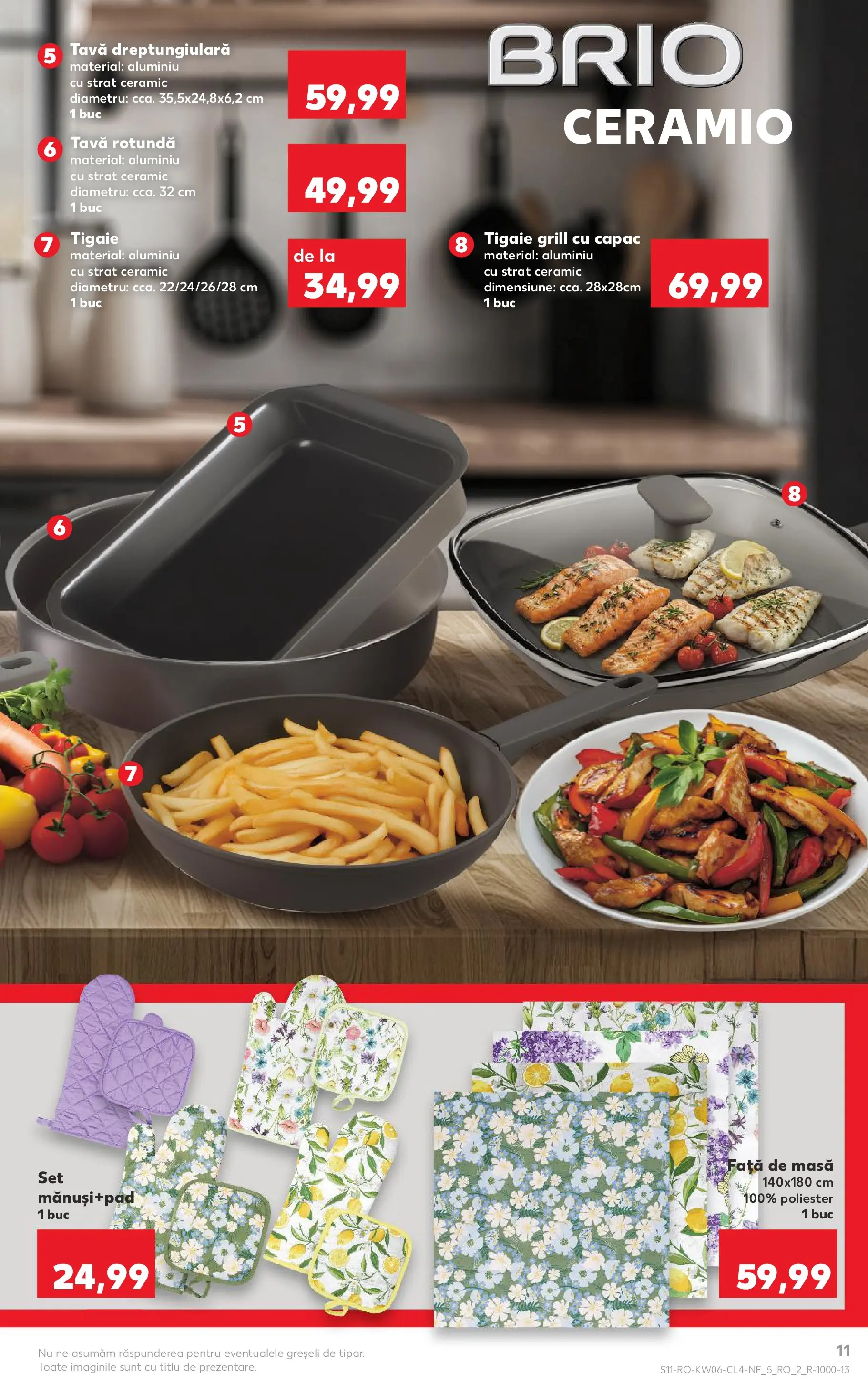 Catalog Kaufland - Constanța 03.02.2026 - Revista si Oferta | Pagină: 11 | Produse: Tigaie, Grill, Față de masă, Masă