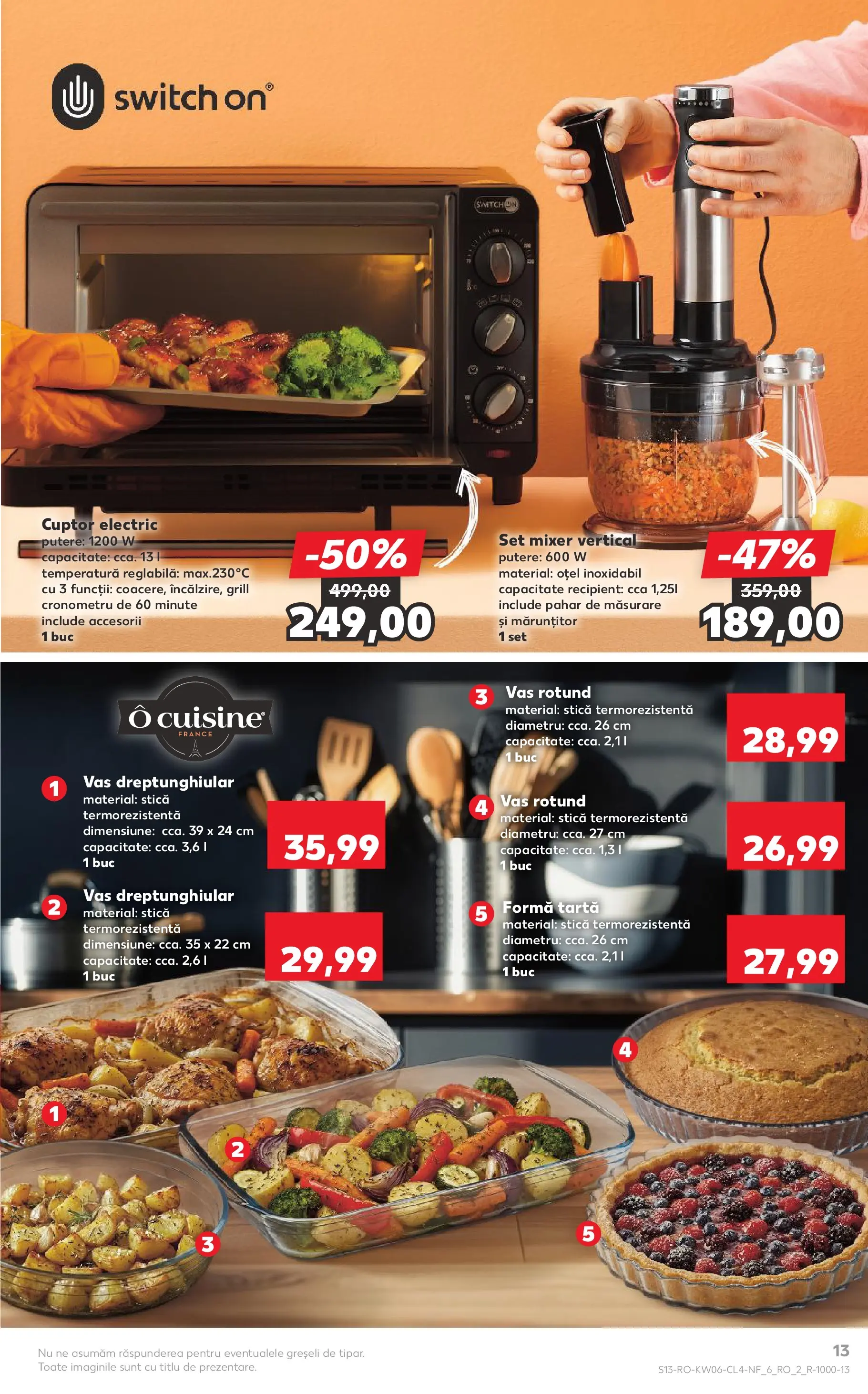 Catalog Kaufland - Constanța 03.02.2026 - Revista si Oferta | Pagină: 13 | Produse: Blender, Cuptor, Grill, Mixer