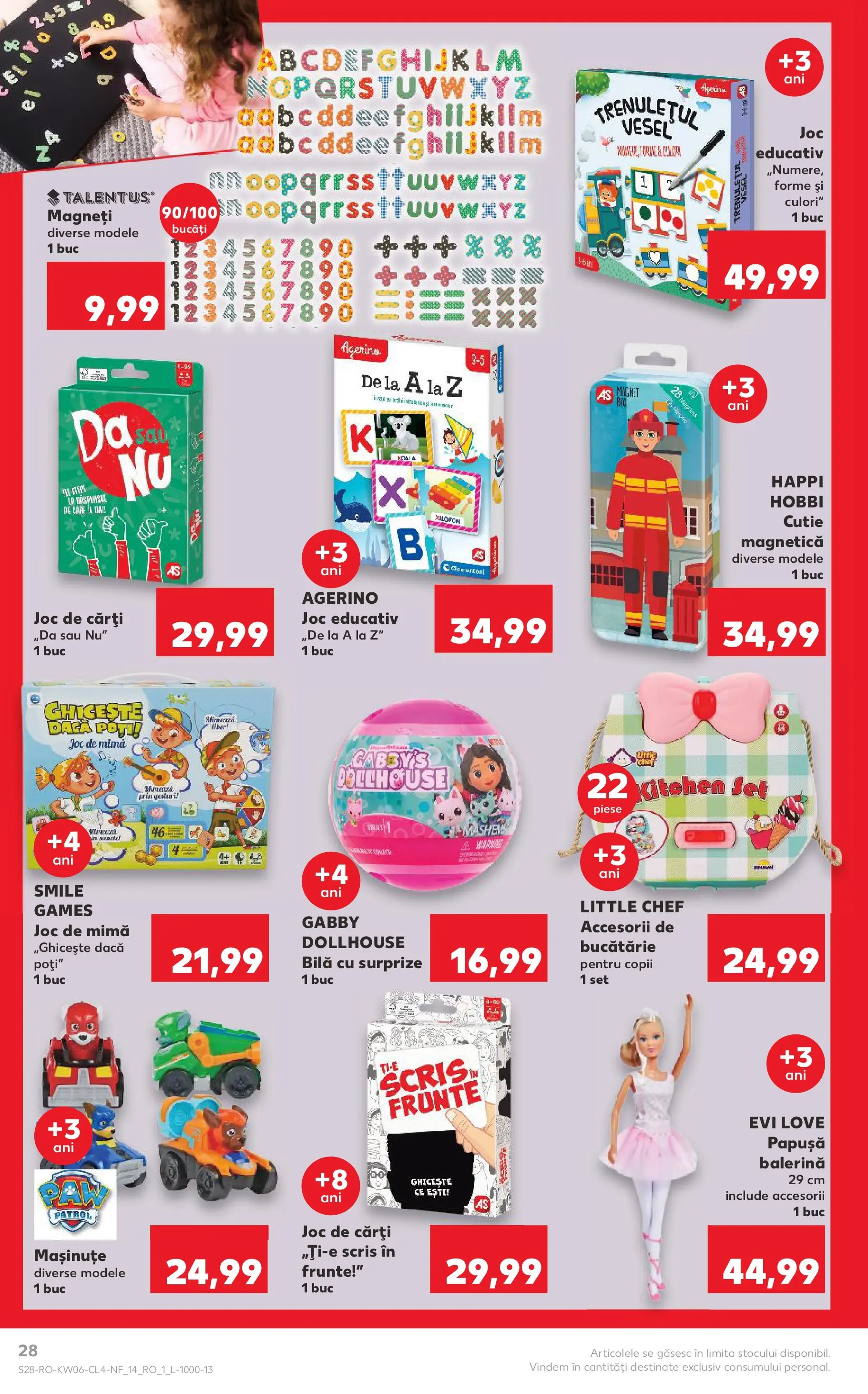 Catalog Kaufland - Constanța 03.02.2026 - Revista si Oferta | Pagină: 28 | Produse: Joc, Bucătărie, Cutie, Cărți