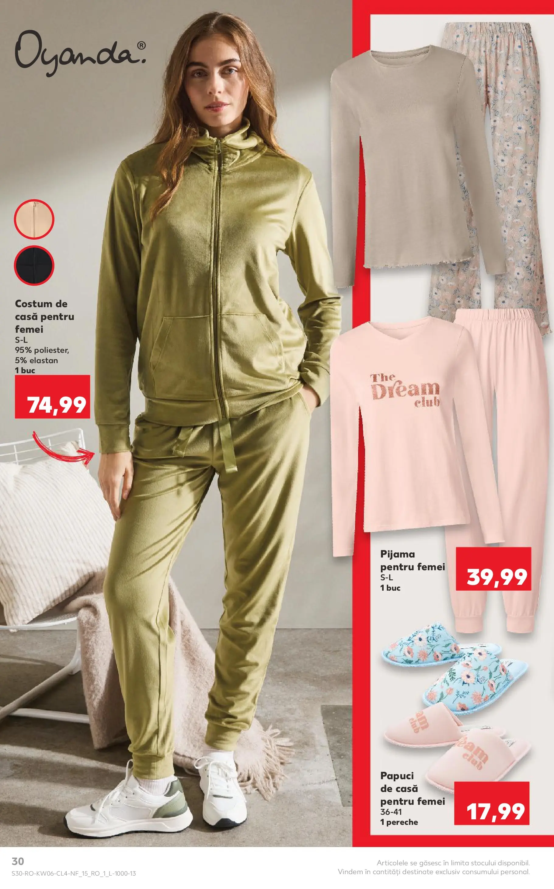 Catalog Kaufland - Constanța 03.02.2026 - Revista si Oferta | Pagină: 30 | Produse: Costum, Papuci