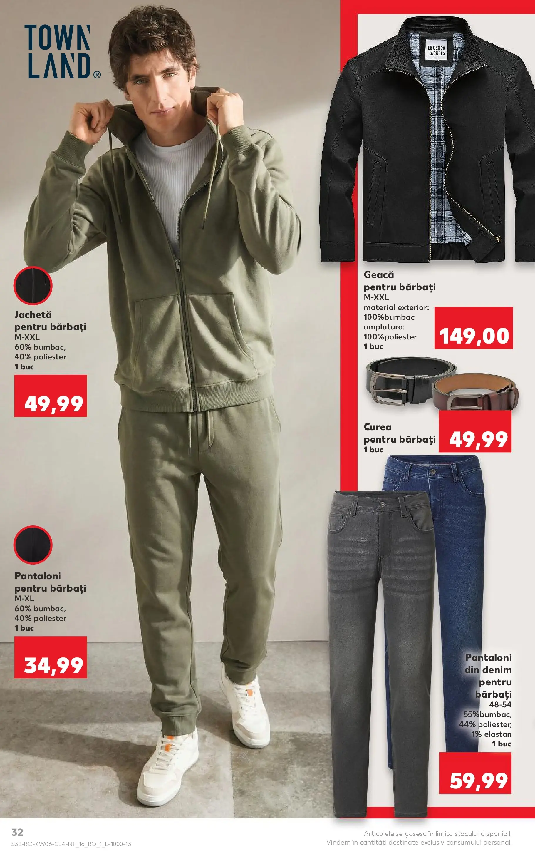 Catalog Kaufland - Constanța 03.02.2026 - Revista si Oferta | Pagină: 32 | Produse: Curea, Jachetă, Geacă, Pantaloni