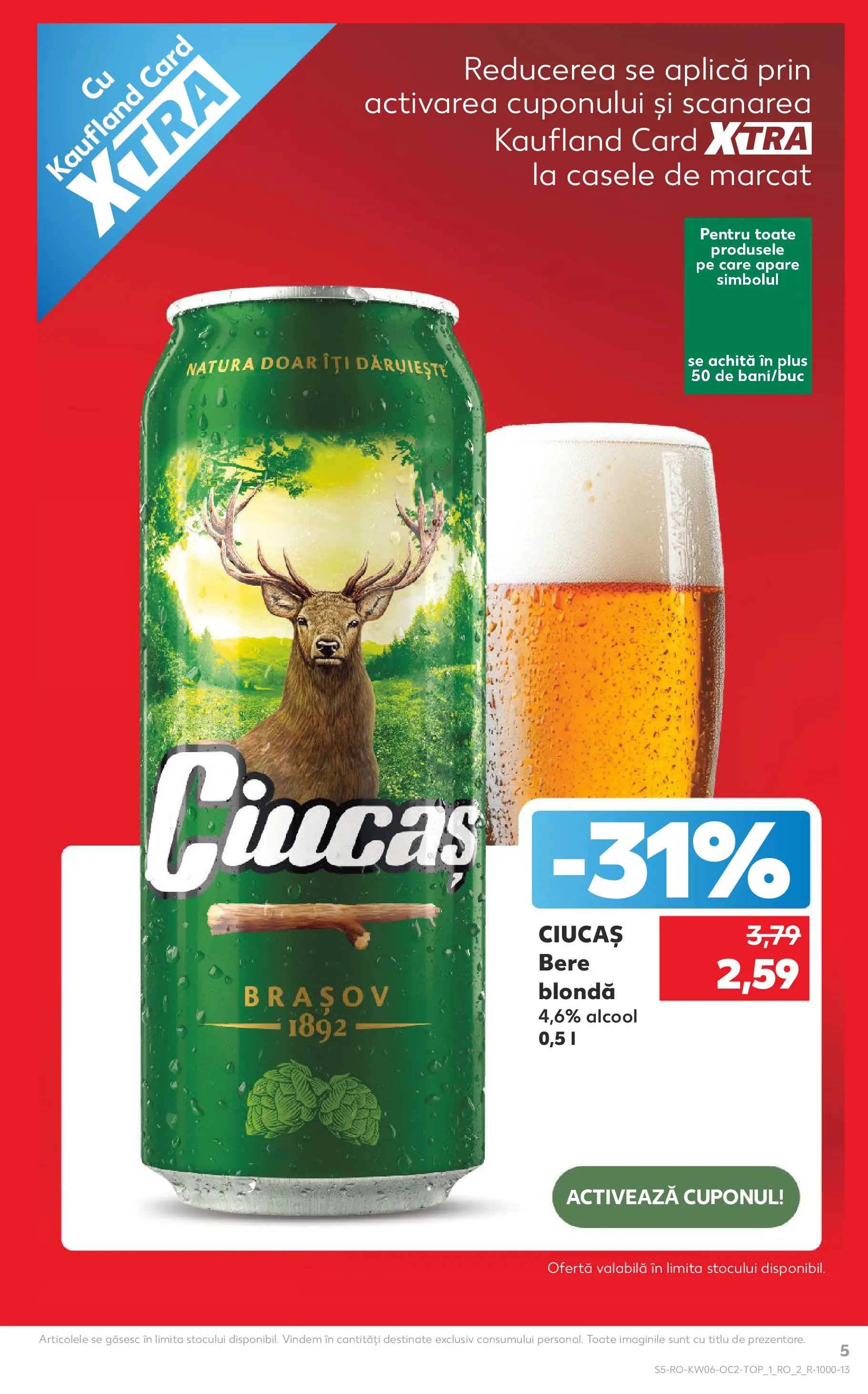 Catalog Kaufland - Arad 04.02.2026 - Revista si Oferta | Pagină: 5 | Produse: Bere