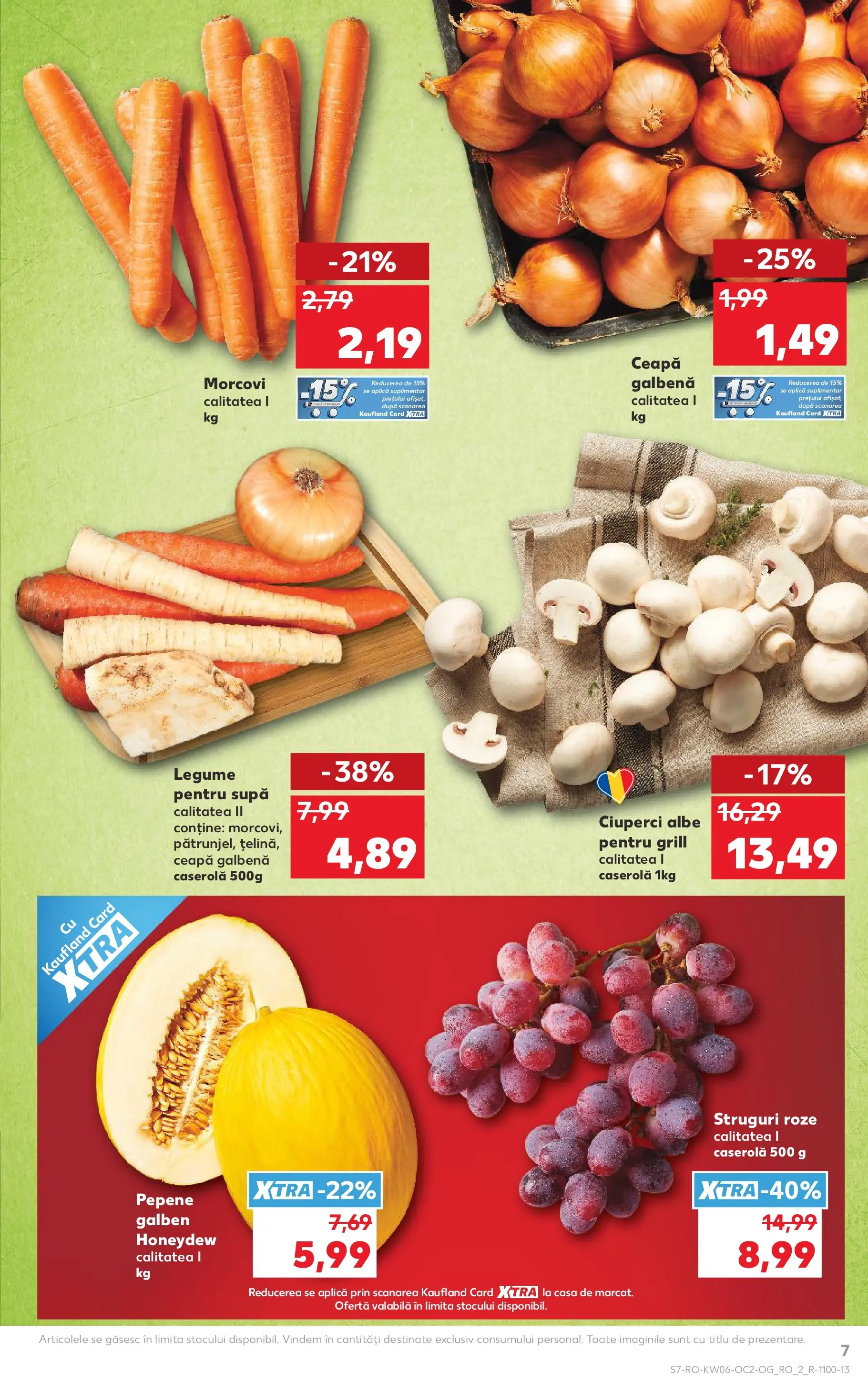 Catalog Kaufland - Arad 04.02.2026 - Revista si Oferta | Pagină: 7 | Produse: Grill, Ciuperci, Morcovi, Ceapă