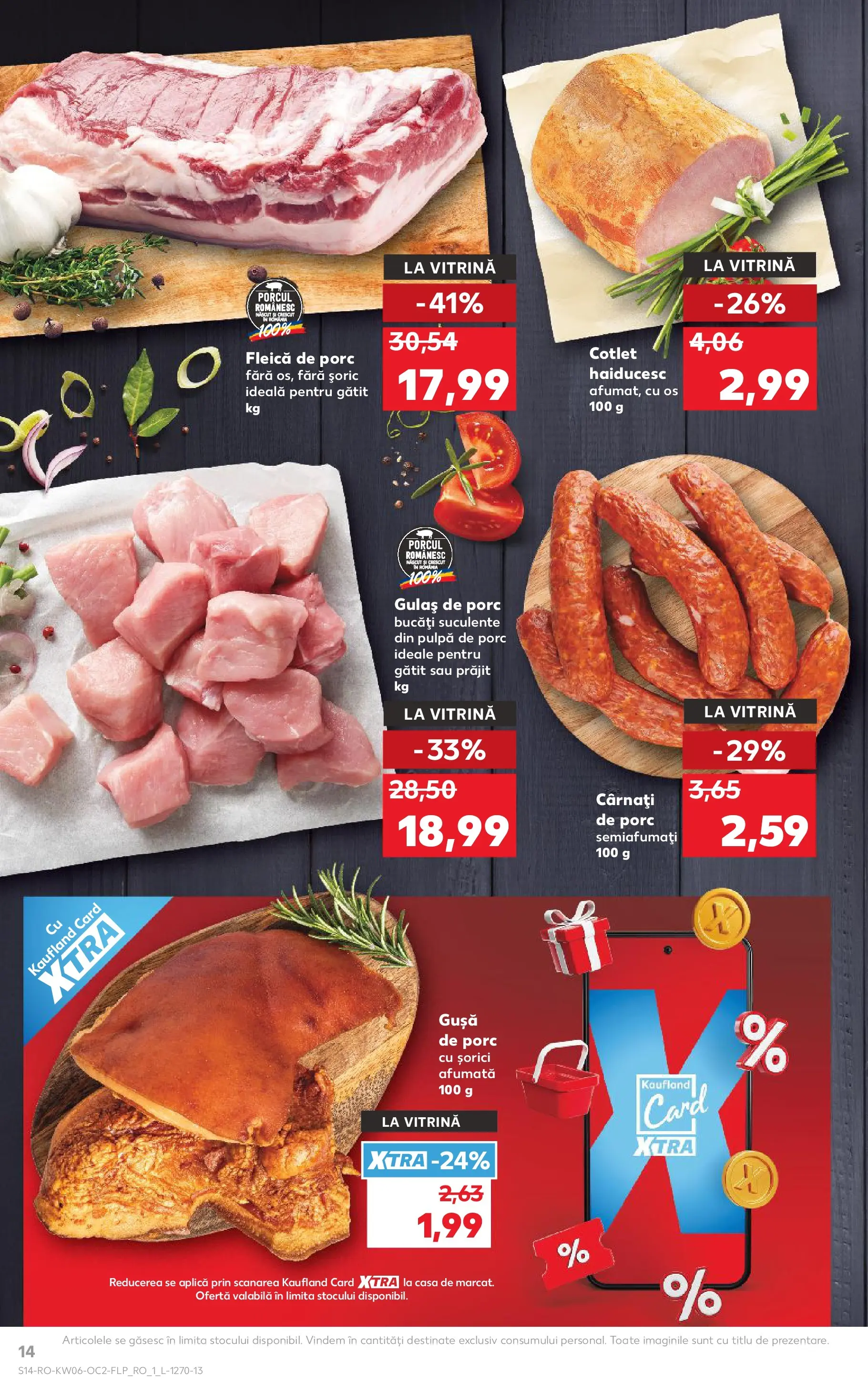 Catalog Kaufland - Arad 04.02.2026 - Revista si Oferta | Pagină: 14 | Produse: Lait de coco, Vitrină, Fleică, Cârnați
