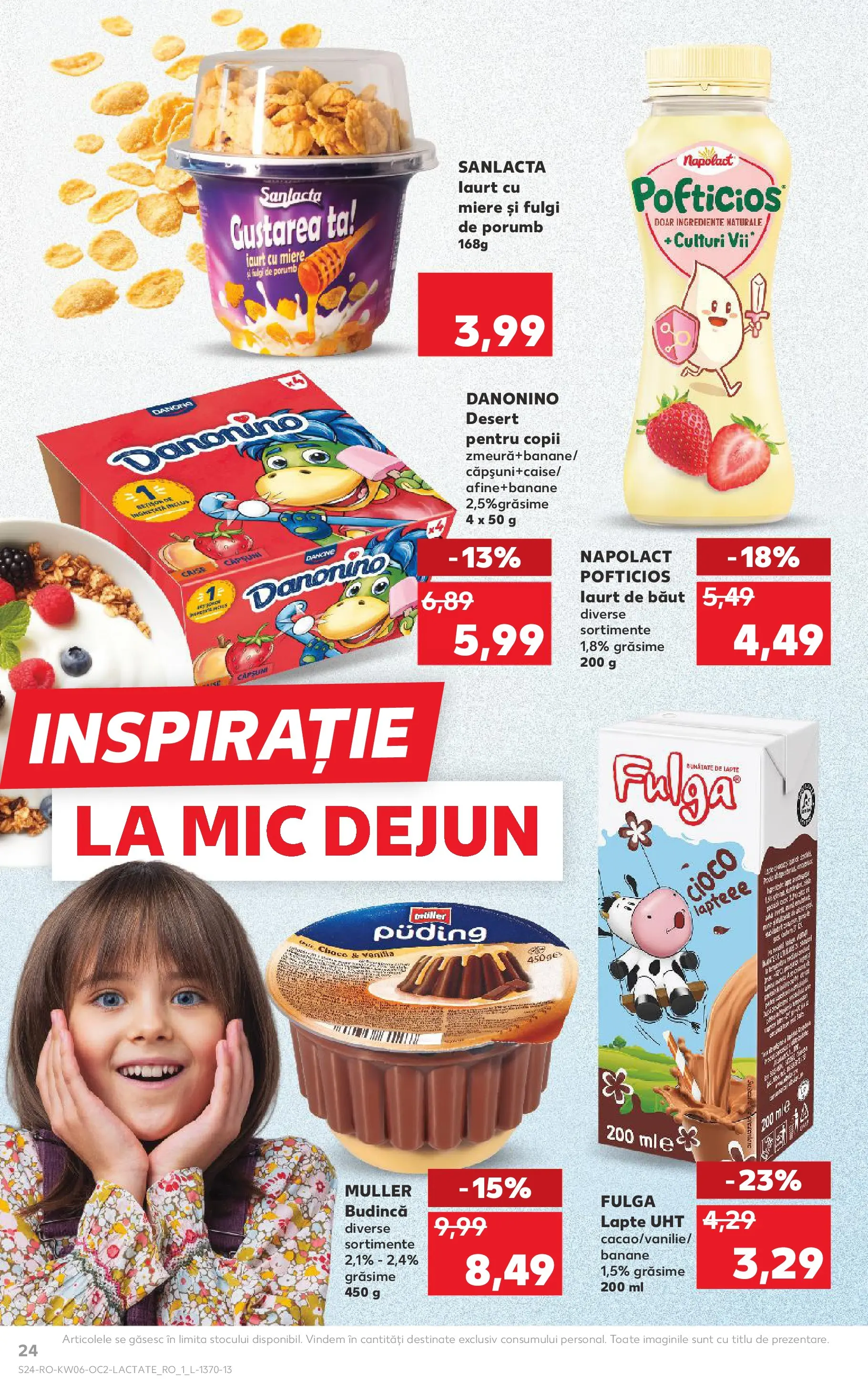 Catalog Kaufland - Codlea 04.02.2026 - Revista si Oferta | Pagină: 24 | Produse: Lapte, Banane, Fulgi, Porumb