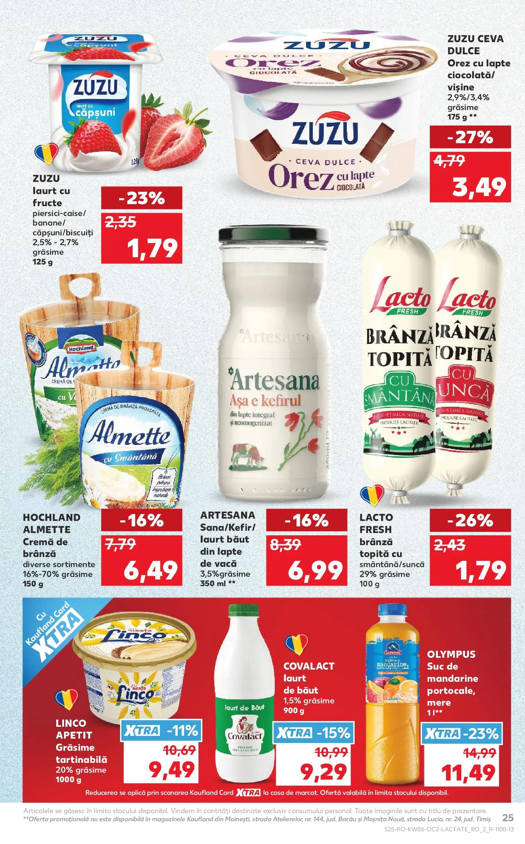 Catalog Kaufland - Arad 04.02.2026 - Revista si Oferta | Pagină: 25 | Produse: Cremă, Suc, Mere, Orez
