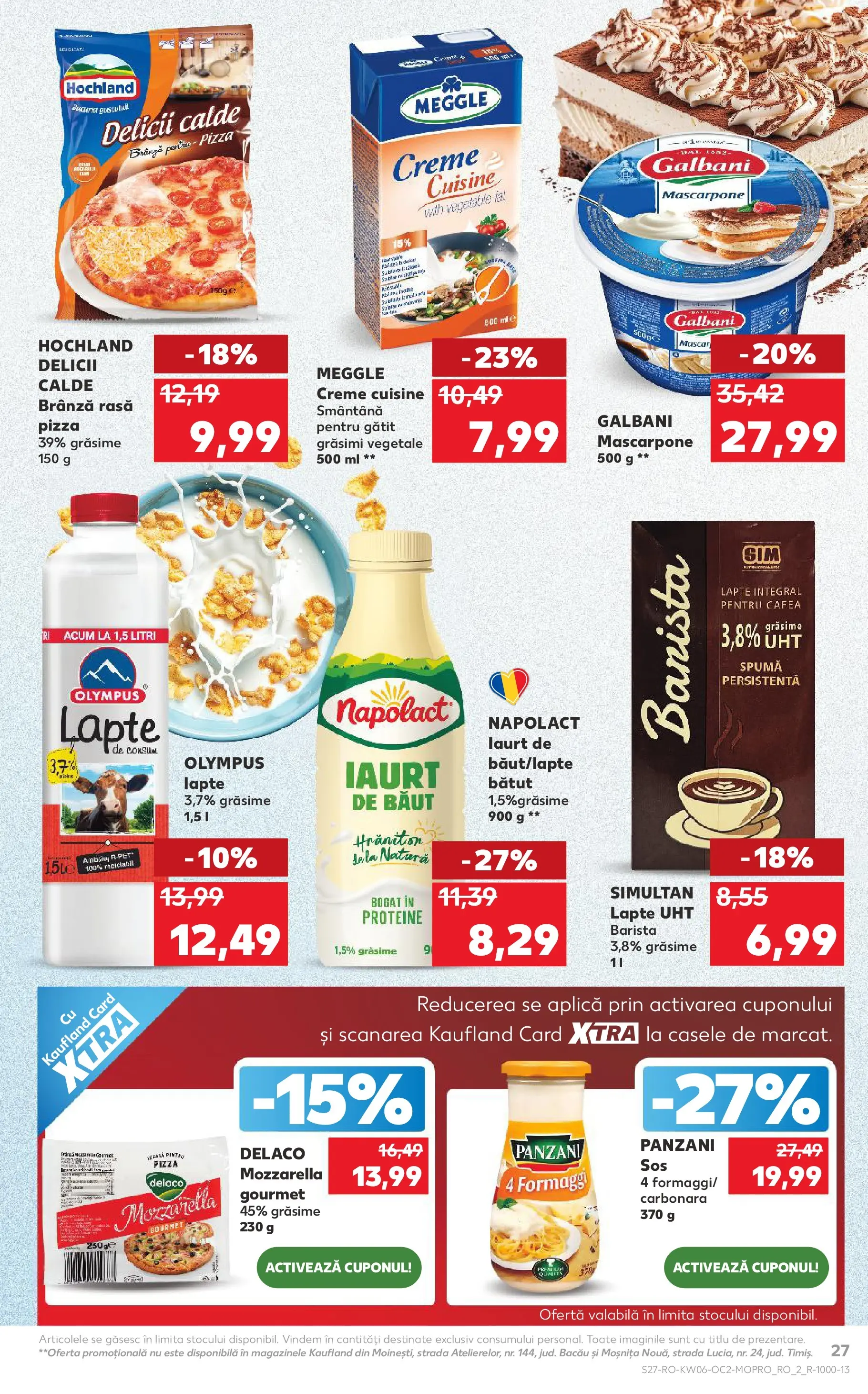 Catalog Kaufland - București 04.02.2026 - Revista si Oferta | Pagină: 27 | Produse: Light Kedi Konservesi, Lapte, Iaurt, Smântână