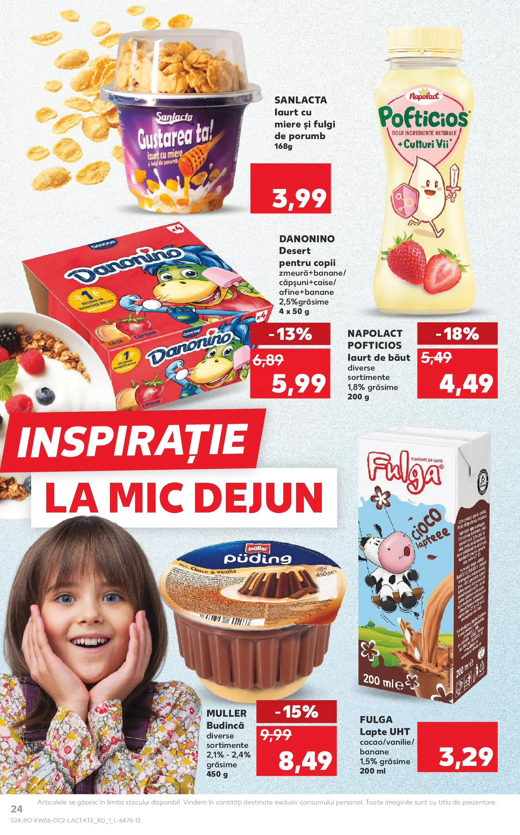 Catalog Kaufland - Viseu de Sus 04.02.2026 - Revista si Oferta | Pagină: 24 | Produse: Lapte, Banane, Fulgi, Porumb