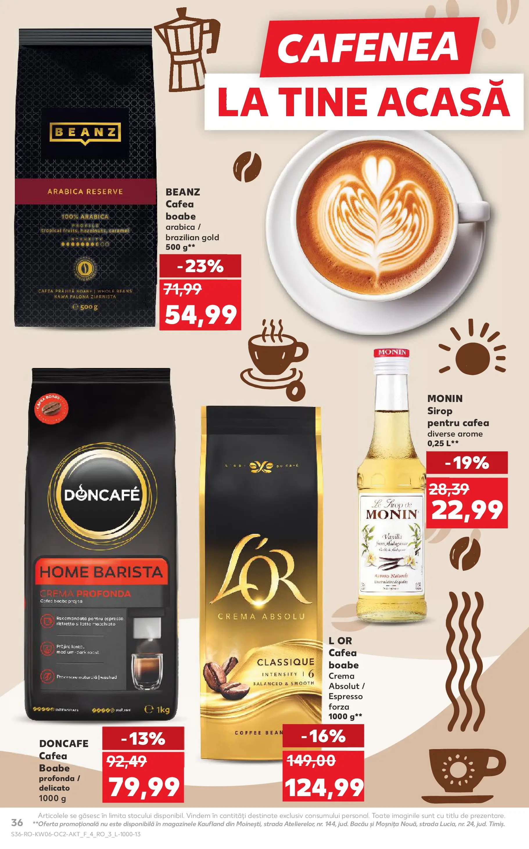 Catalog Kaufland - București 04.02.2026 - Revista si Oferta | Pagină: 36 | Produse: Lunettes pour le ski, Cremă, Cafea, Sirop