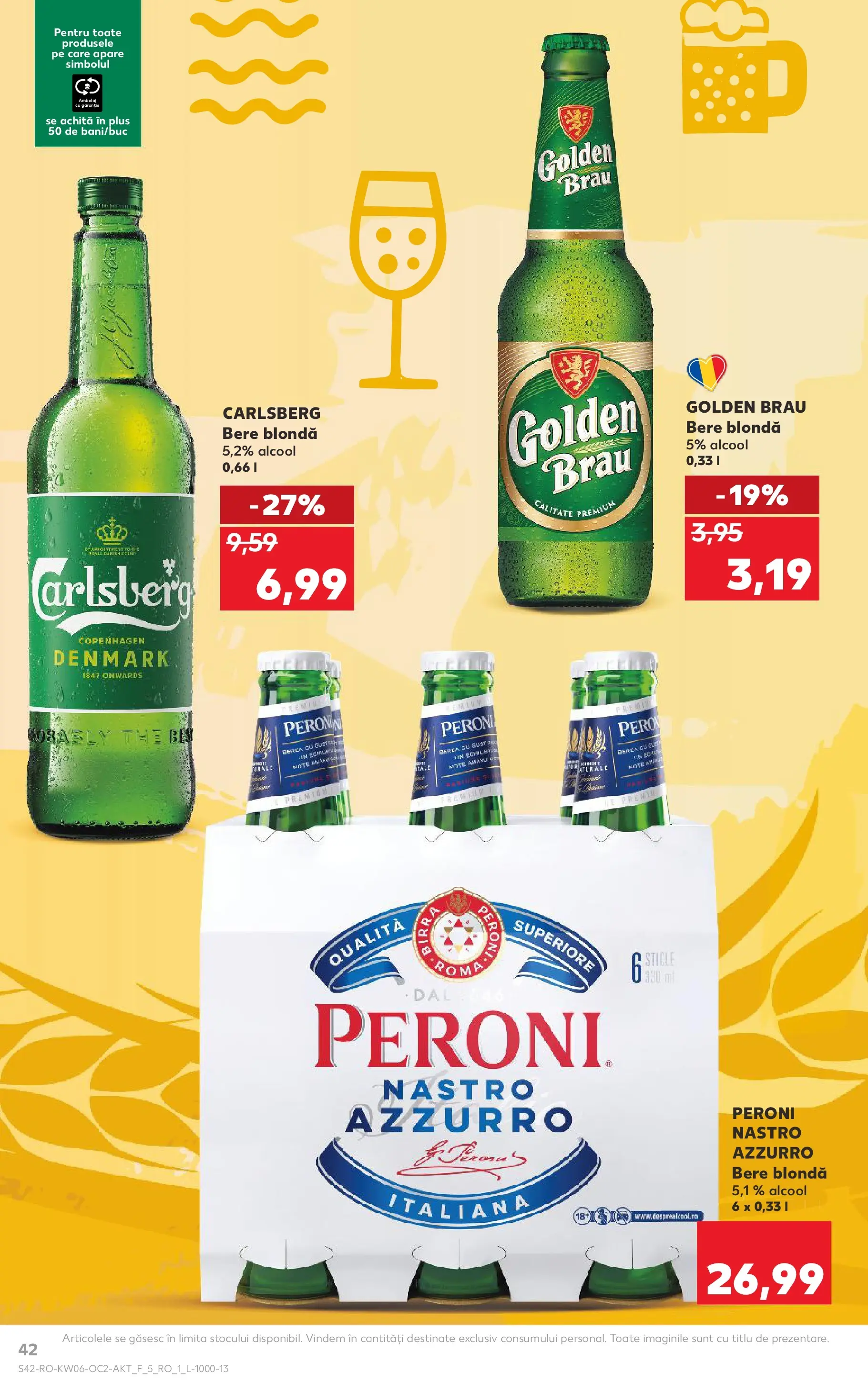 Catalog Kaufland - Arad 04.02.2026 - Revista si Oferta | Pagină: 42 | Produse: Atıştırmalık, Bere