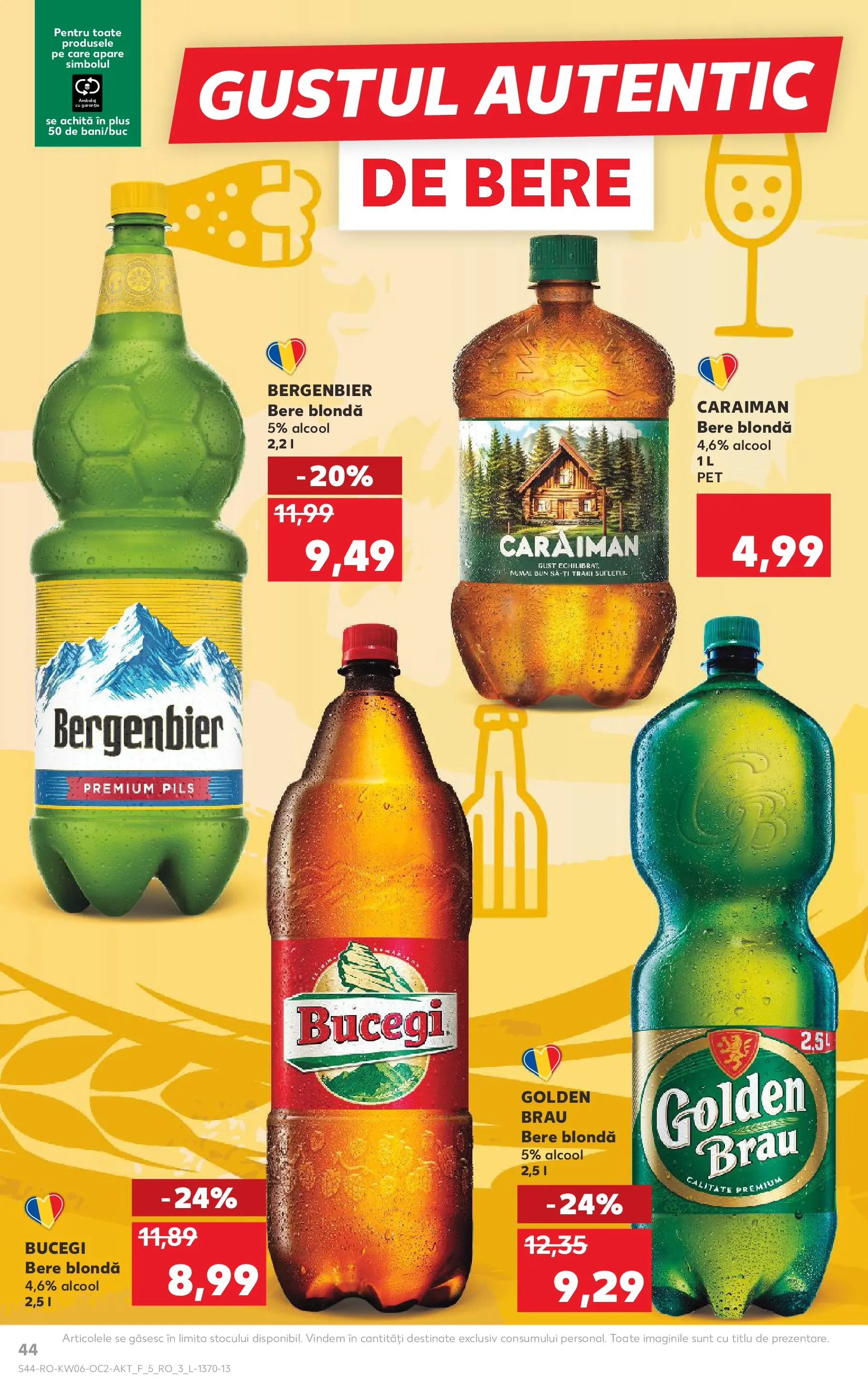 Catalog Kaufland - Codlea 04.02.2026 - Revista si Oferta | Pagină: 44 | Produse: Atıştırmalık, Bere, Plastik Kulübe