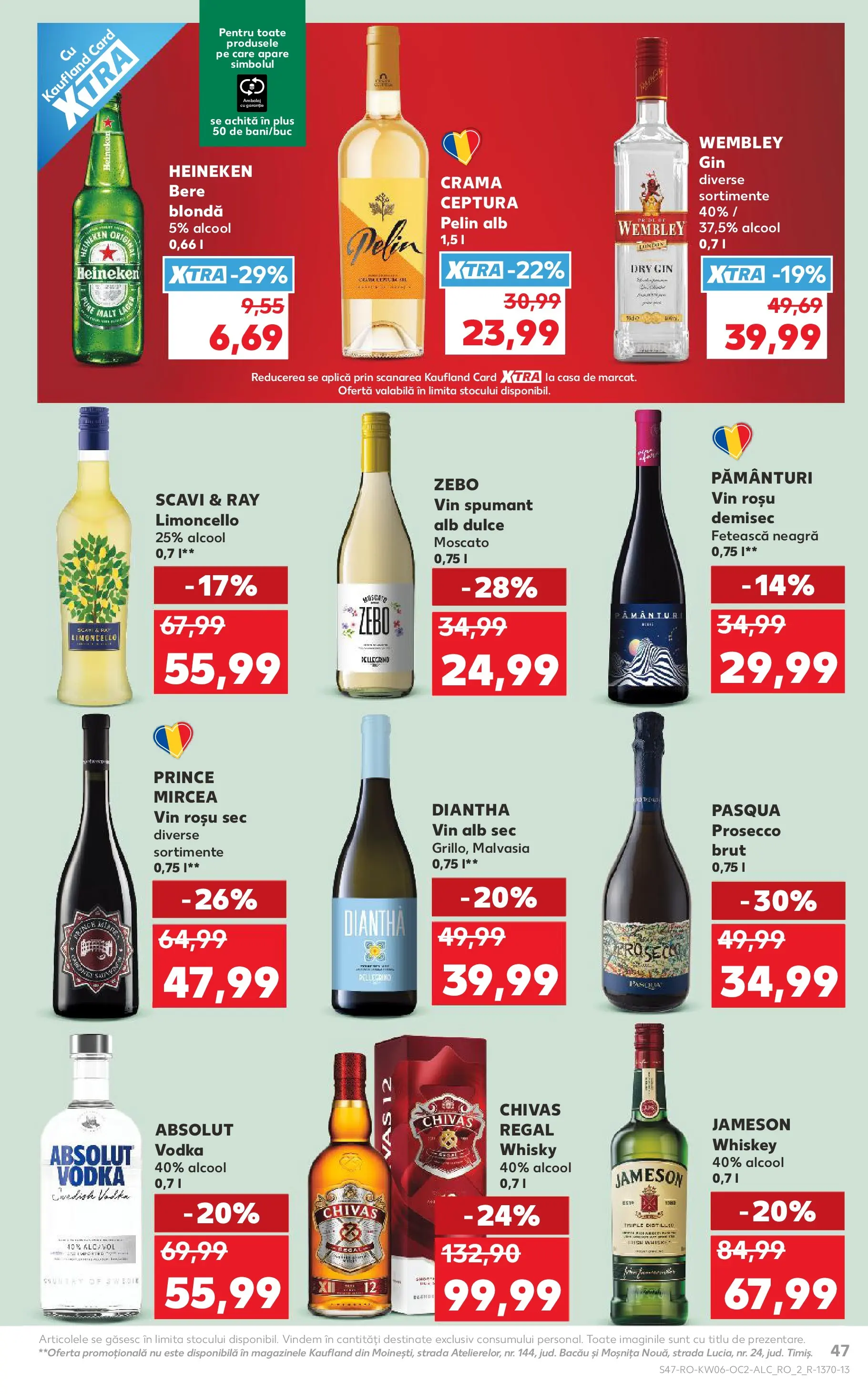 Catalog Kaufland - Codlea 04.02.2026 - Revista si Oferta | Pagină: 47 | Produse: Prosecco, Gin, Vodka, Whiskey