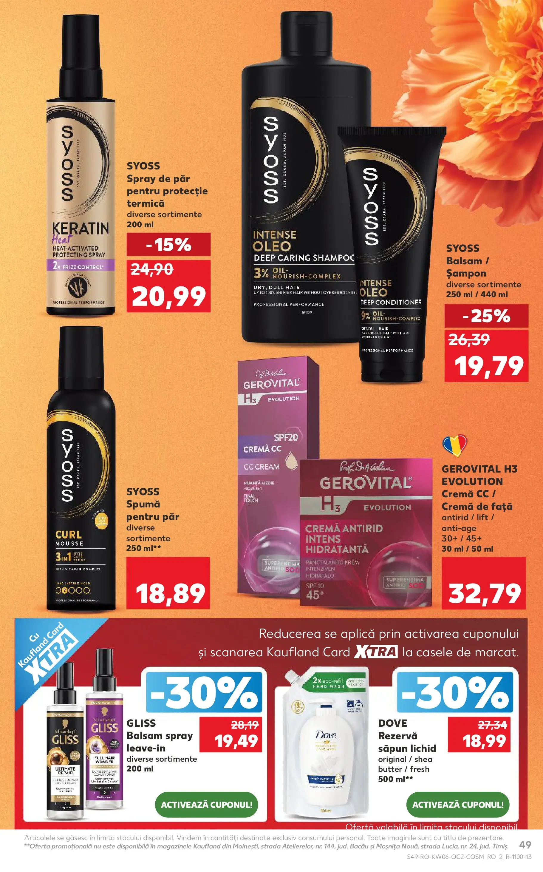 Catalog Kaufland - Ploiești 04.02.2026 - Revista si Oferta | Pagină: 49 | Produse: Cc cream, Șampon, Spray de păr, Săpun lichid