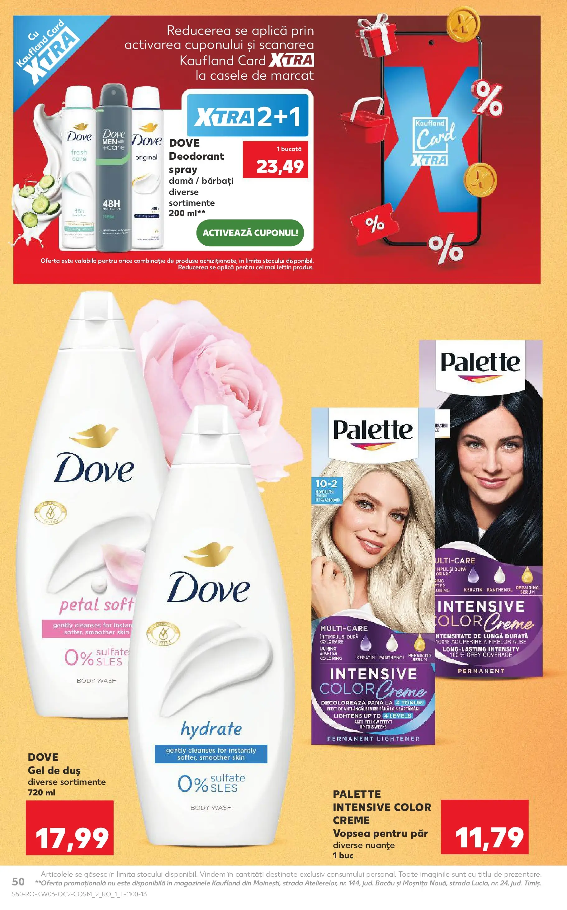Catalog Kaufland - Ploiești 04.02.2026 - Revista si Oferta | Pagină: 50 | Produse: Serum, Vopsea, Body, Deodorant