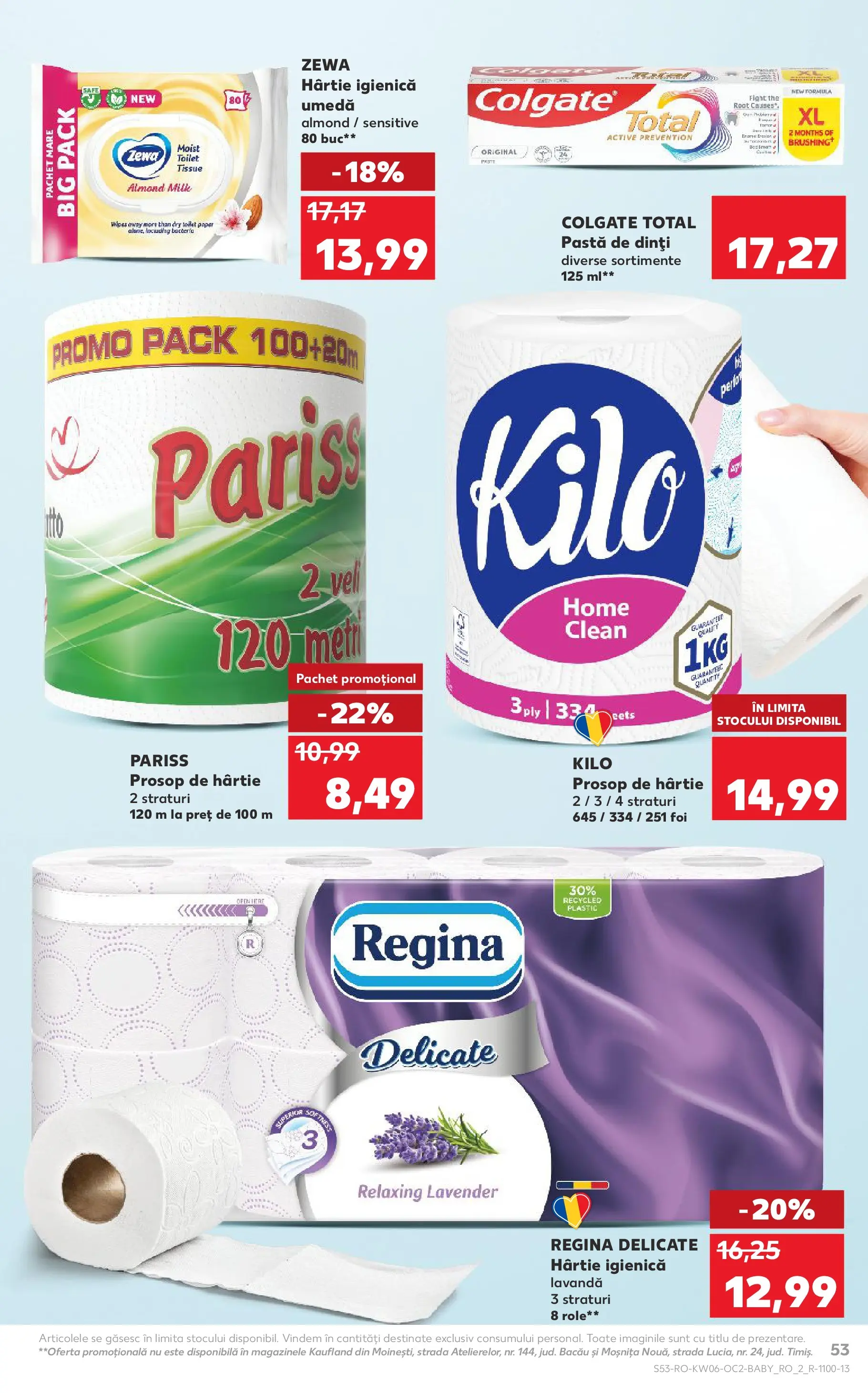 Catalog Kaufland - Ploiești 04.02.2026 - Revista si Oferta | Pagină: 53 | Produse: Pomelo, Role, Pastă de dinți