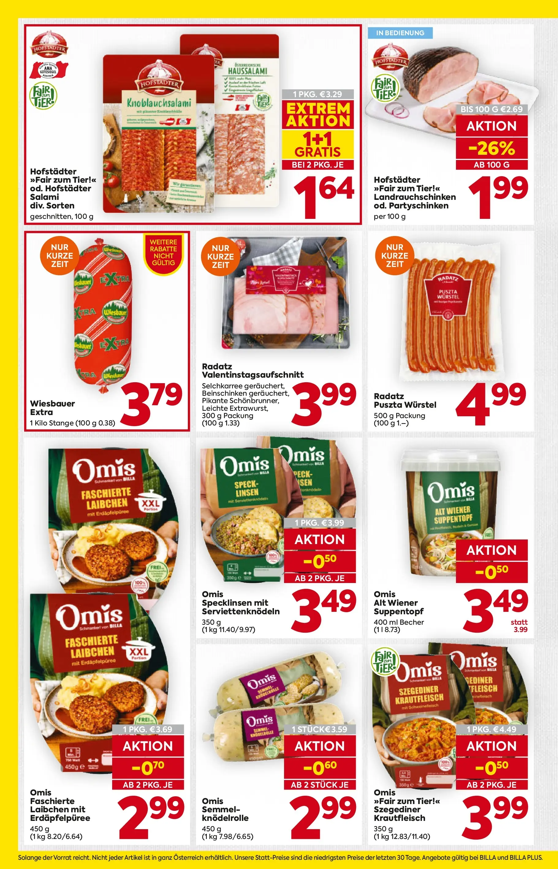 Billa - BILLA: Flugblatt gültig bei BILLA & BILLA PLUS ab 04.02.2026 - Angebote, Prospekt | Seite: 6