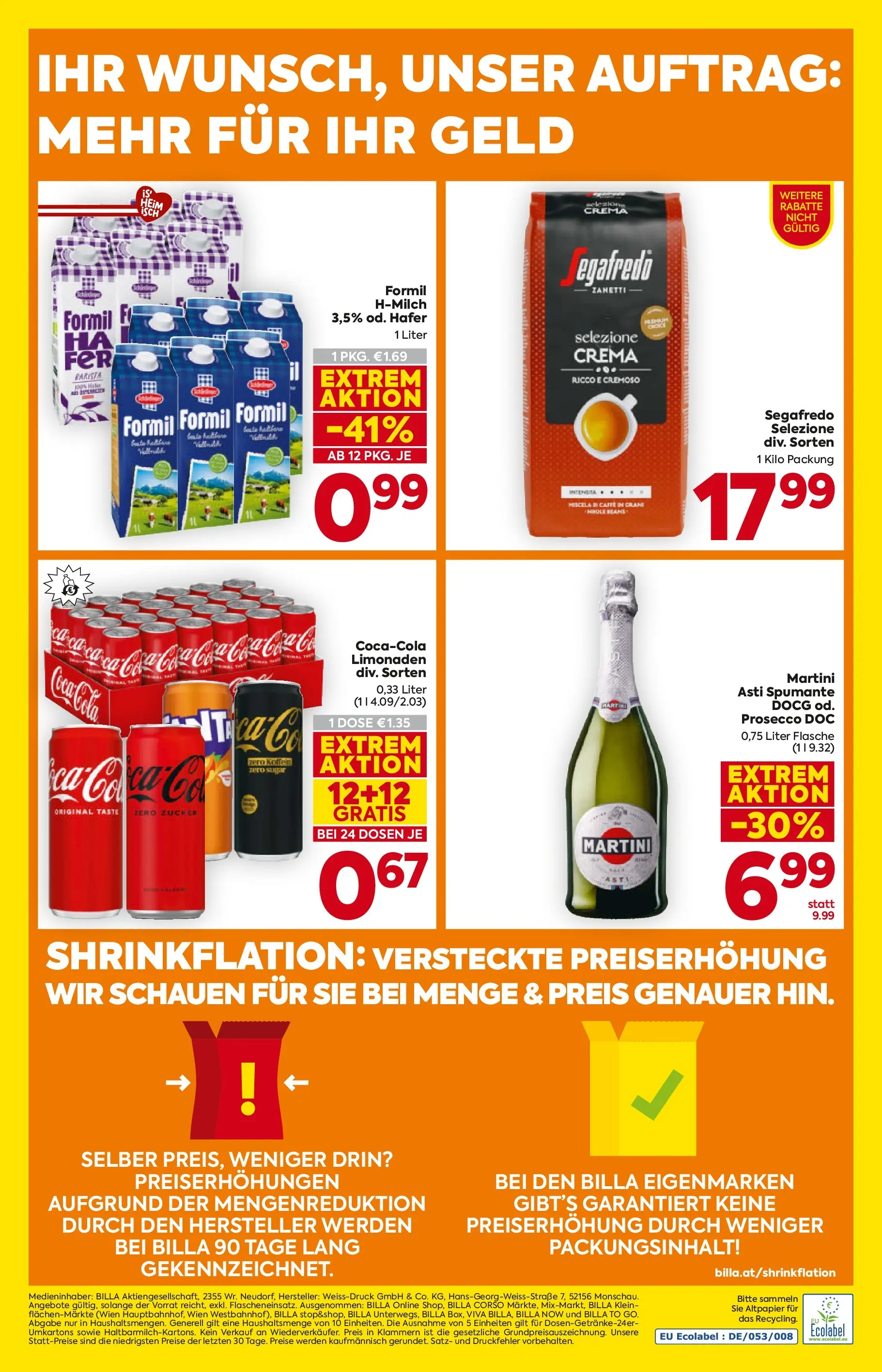 Billa - BILLA: Flugblatt gültig bei BILLA & BILLA PLUS ab 04.02.2026 - Angebote, Prospekt | Seite: 16