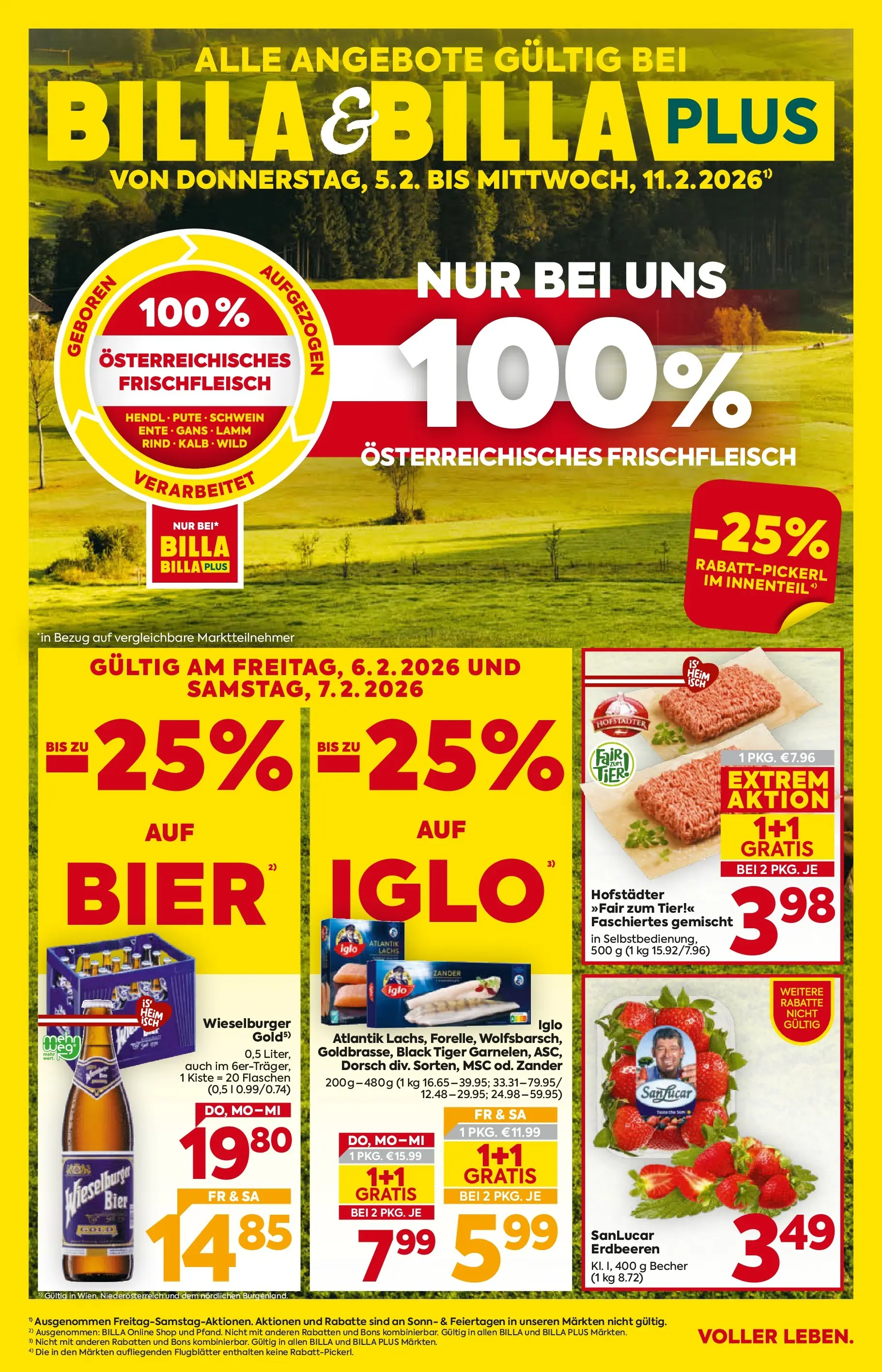 Billa - BILLA: Flugblatt gültig bei BILLA & BILLA PLUS ab 04.02.2026 - Angebote, Prospekt | Seite: 1